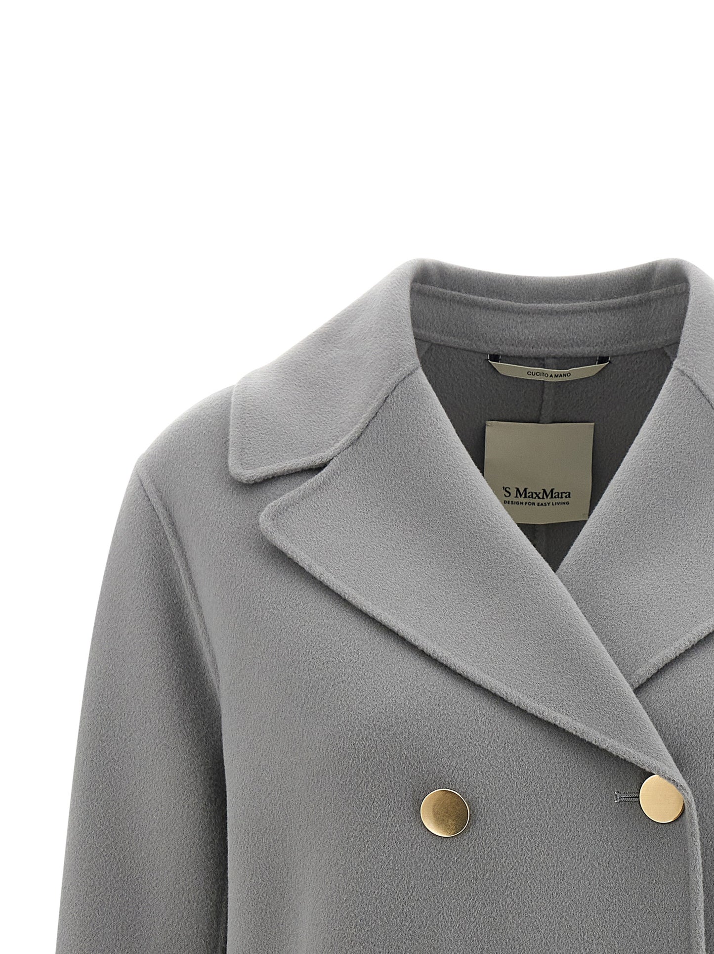 This Blazer by S Max Mara for women in virgin wool gray presents a tailored silhouette, meticulously tailored with a tailored lapel neckline and distinctive for a tailored finish.