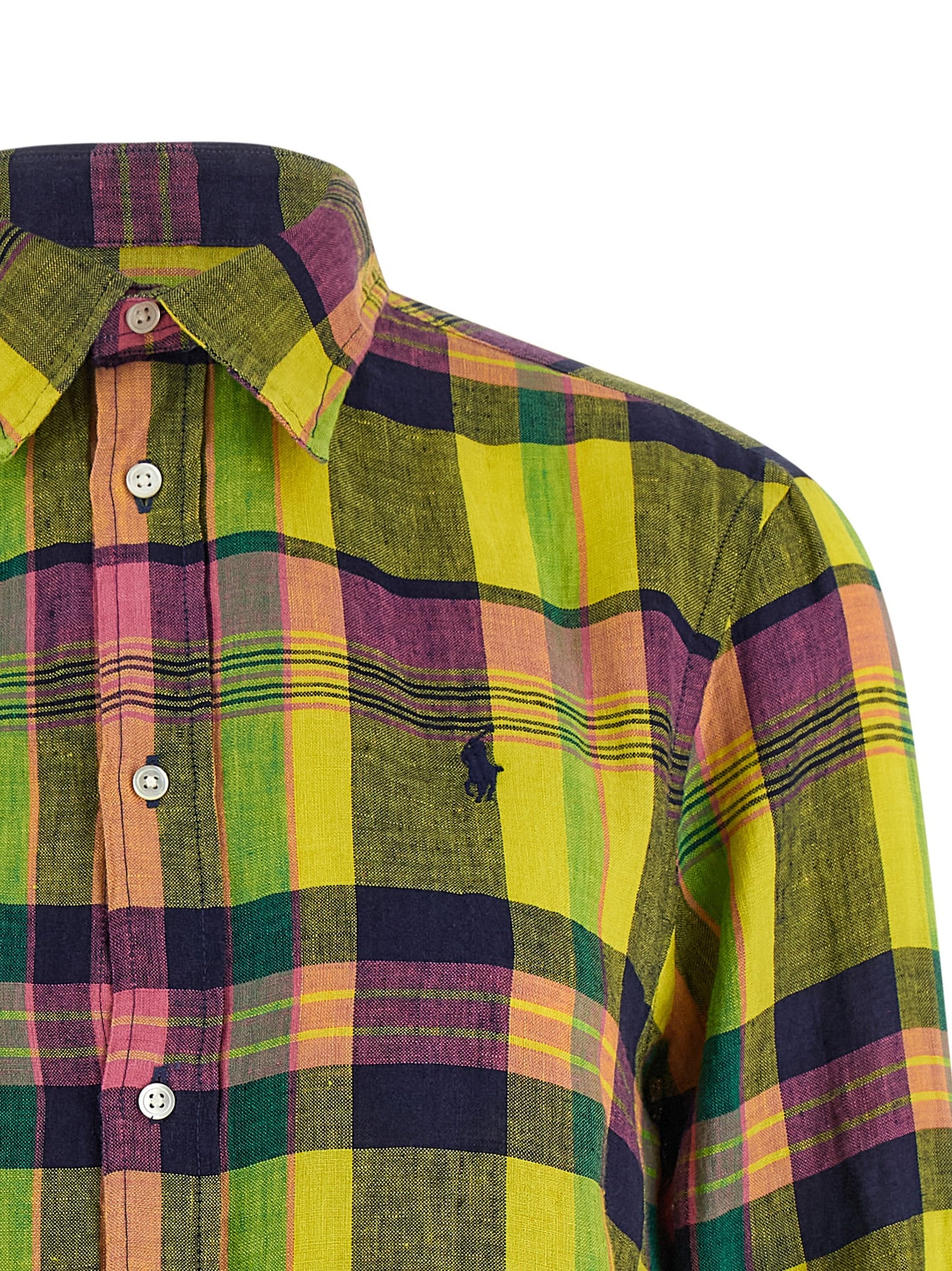 Polo Ralph Lauren Women's Linen Blouse - Multicolor Print