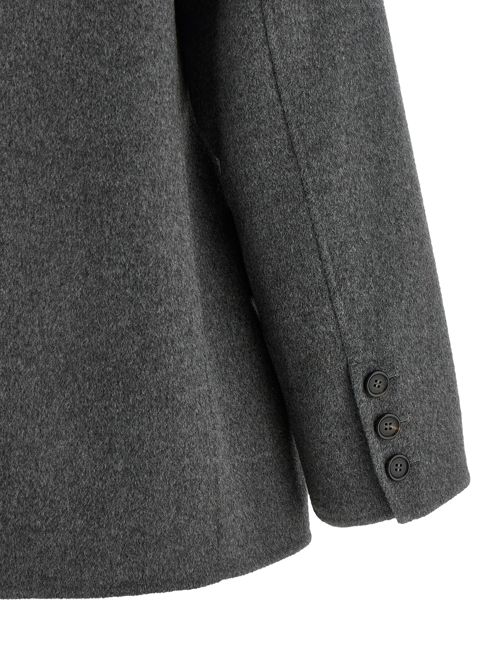 Blazer by S Max Mara for women in virgin wool gray showcases a polished silhouette, highlighted by a refined and polished for a sophisticated finish.