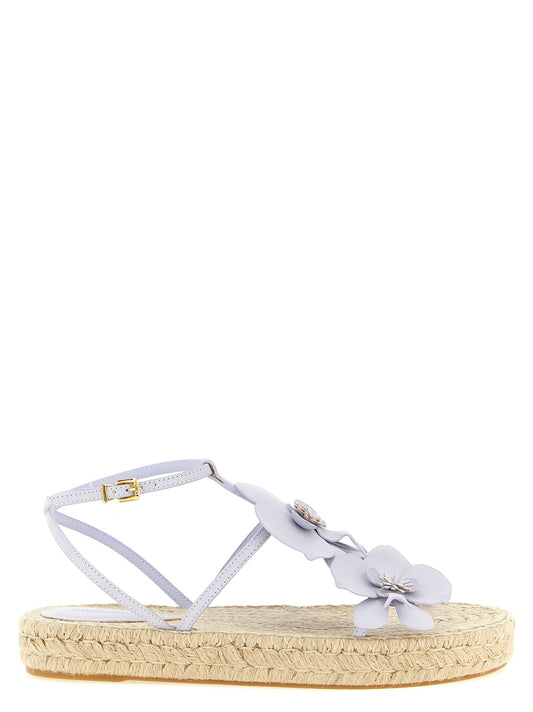 Platform Ankle Strap Sandals by Zimmermann for women in cowhide leather and purple presents a captivating silhouette, showcasing the signature style of the Women's Cowhide Leather Platform Ankle Strap Sandals with a captivating platform and captivating .