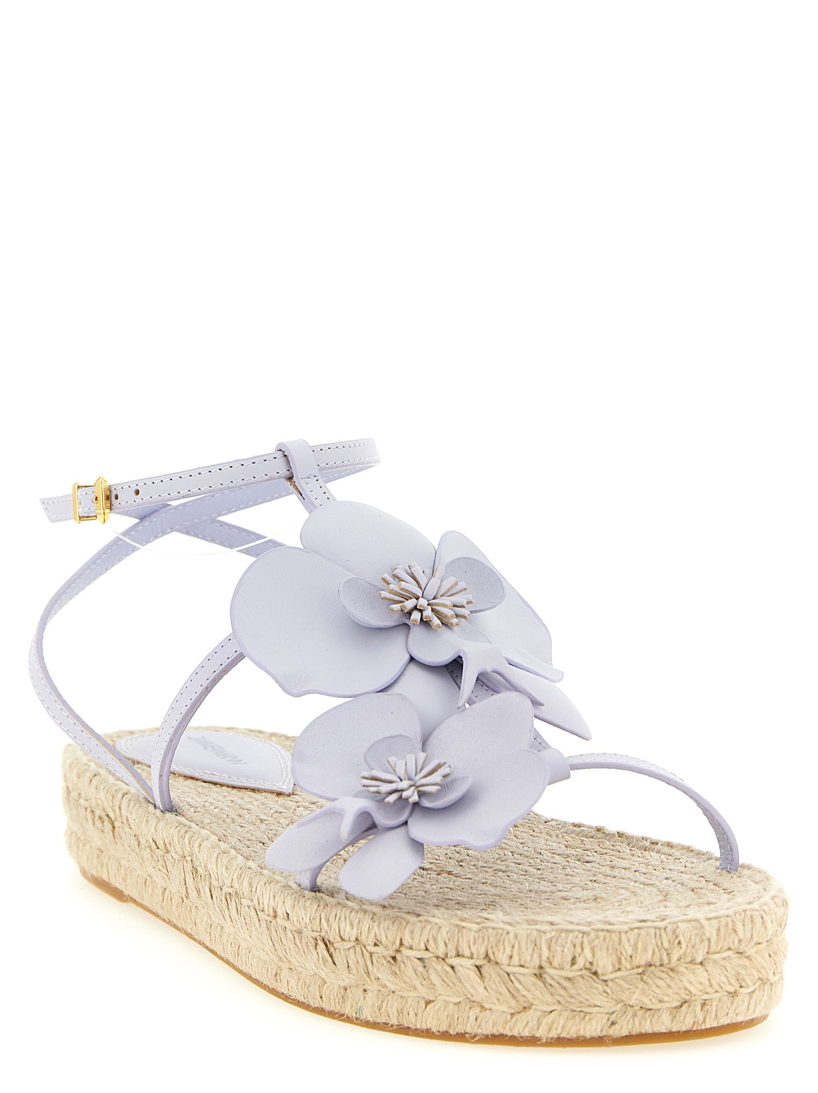 Platform Ankle Strap Sandals by Zimmermann for women in cowhide leather purple features an statuesque Women's Cowhide Leather Platform Ankle Strap Sandals silhouette with a refined platform and elegant .