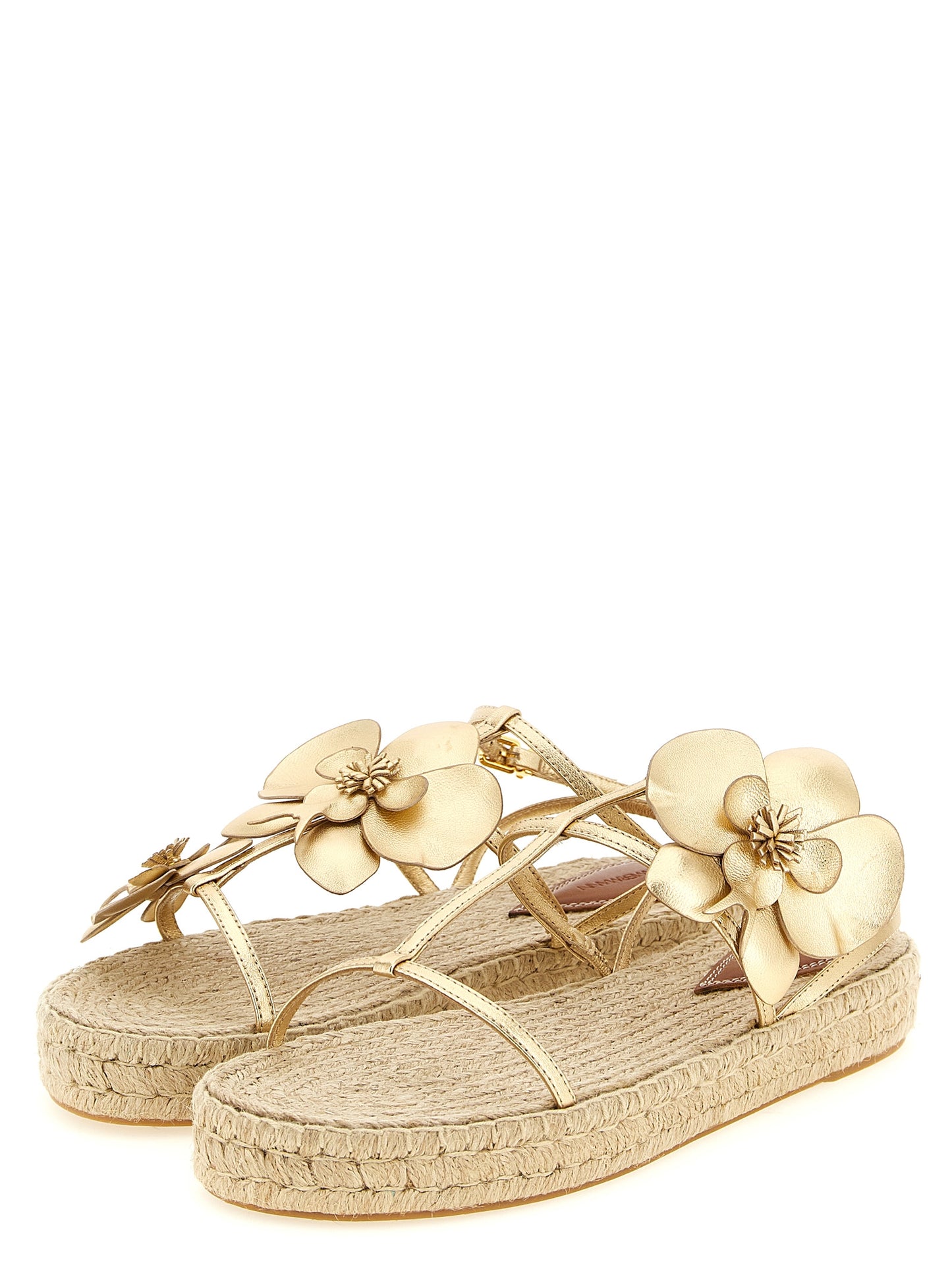 Platform Ankle Strap Sandals by Zimmermann for women in leather & rubber gold features an statuesque Women's Leather & Rubber Platform Ankle Strap Sandals silhouette with a refined platform and elegant .