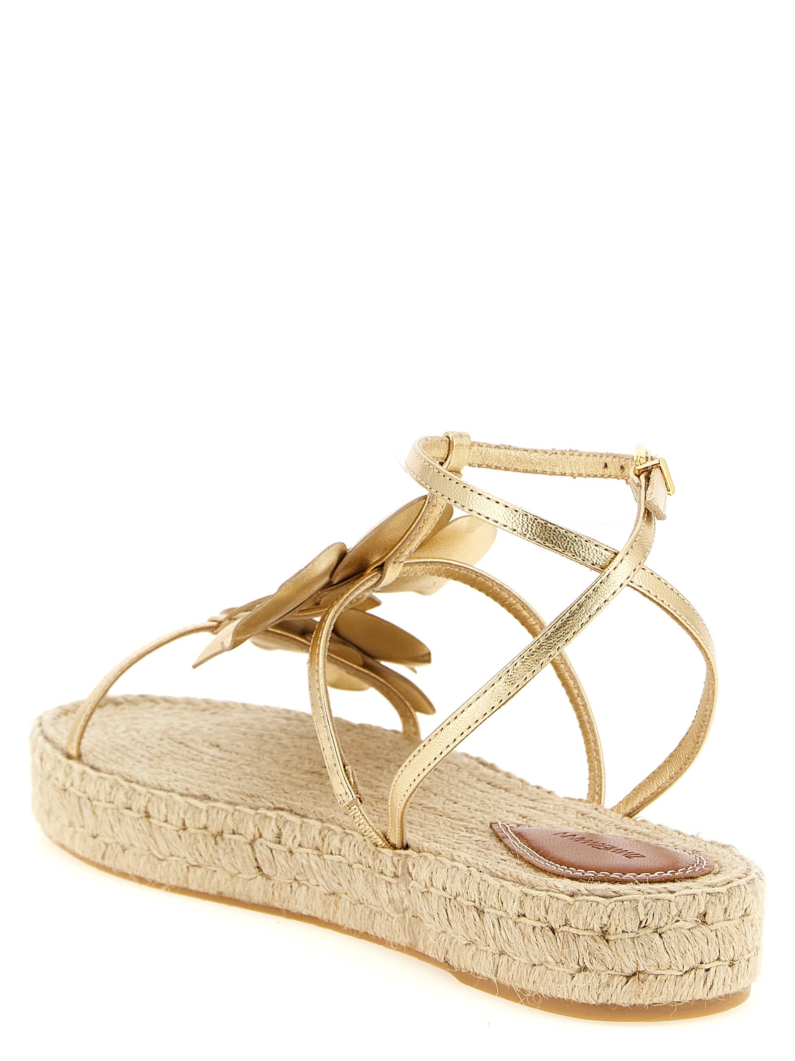 Platform Ankle Strap Sandals by Zimmermann for women in leather & rubber gold features an architectural design from the Women's Leather & Rubber Platform Ankle Strap Sandals collection, defined by a architectural platform and for a architectural finish.