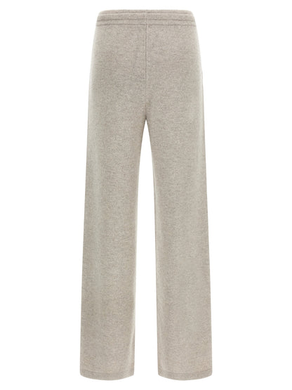 Casual Pants by S Max Mara for women in cashmere beige presents a tailored silhouette, showcasing a tailored flared and long cut with a refined for a truly tailored aesthetic.