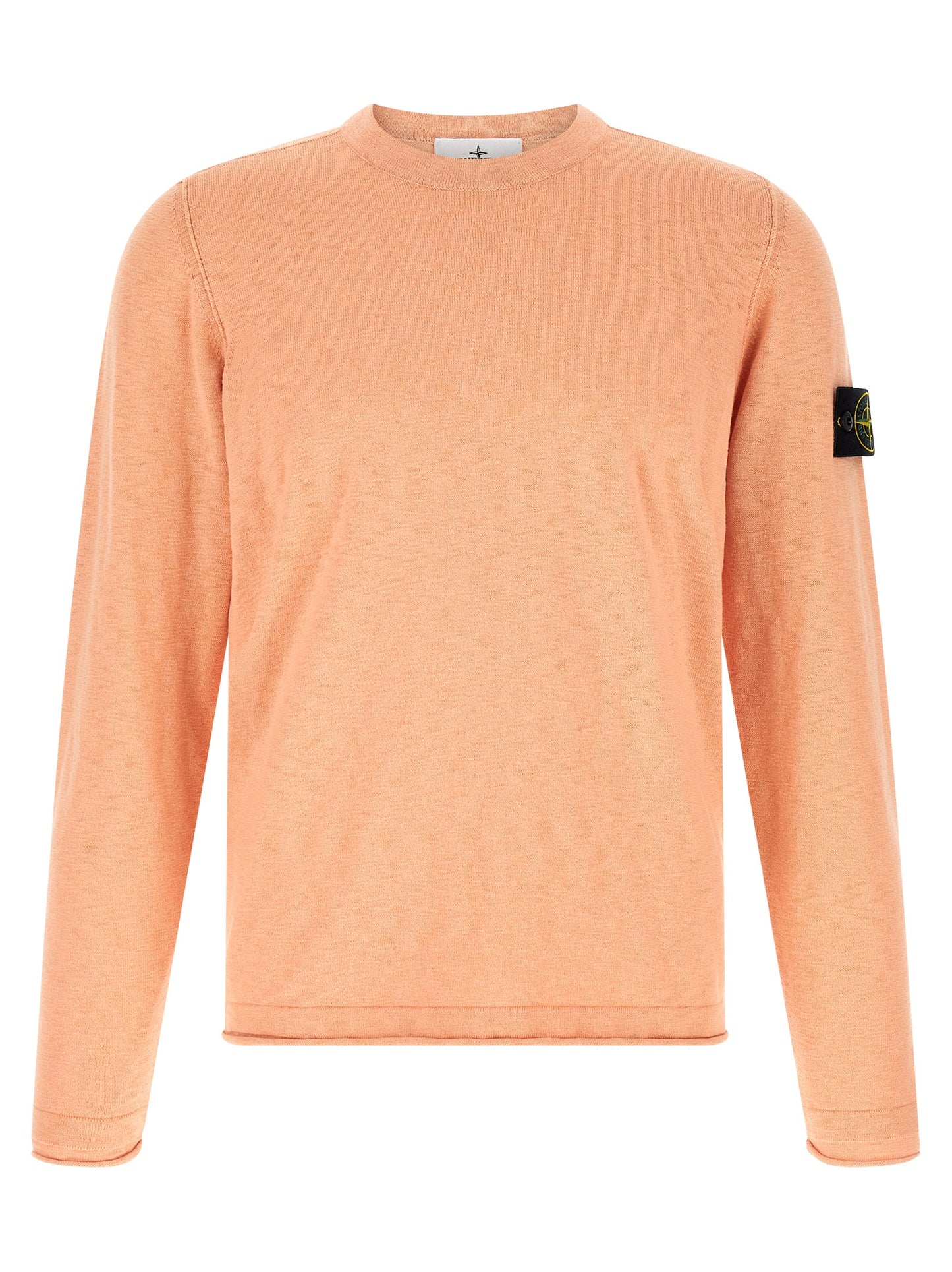 Cardigan by Stone Island for men in polyamide cotton multicolor & pink features an impeccable silhouette, showcasing a sophisticated crew neckline and long-sleeve detail for a truly impeccable finish.