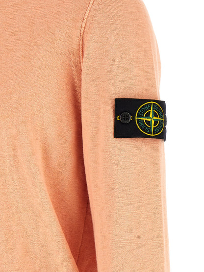 Cardigan by Stone Island for men in polyamide cotton multicolor & pink showcases a luxurious silhouette, meticulously detailed with a sophisticated and for a refined finish.