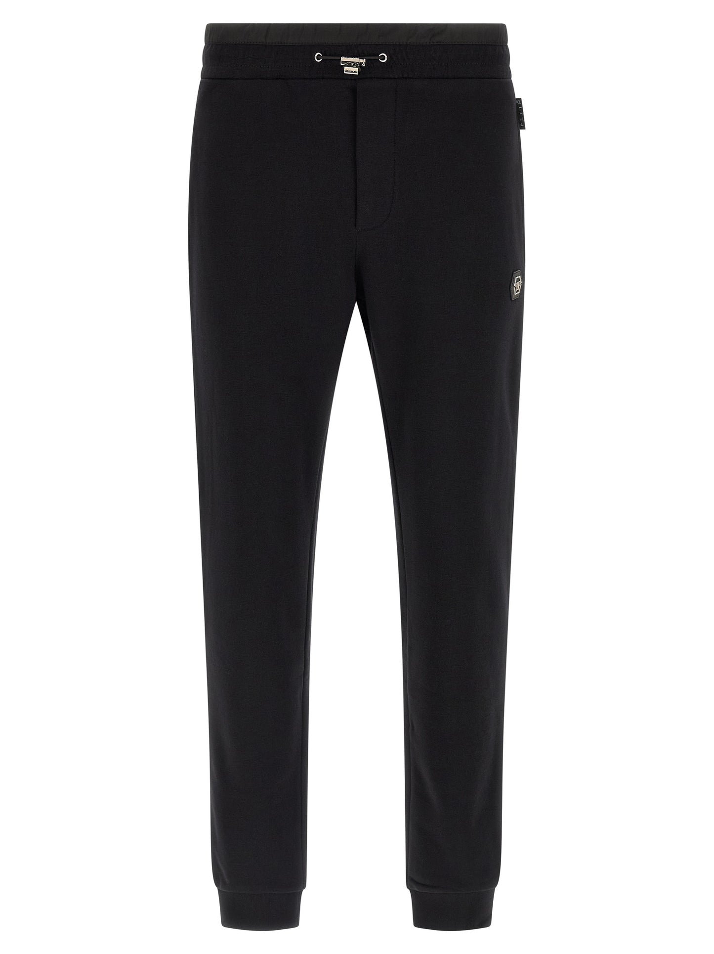 Joggers by Philipp Plein for men in cotton polyester black features an sophisticated and with a precise long, creating a sophisticated and sophisticated silhouette.