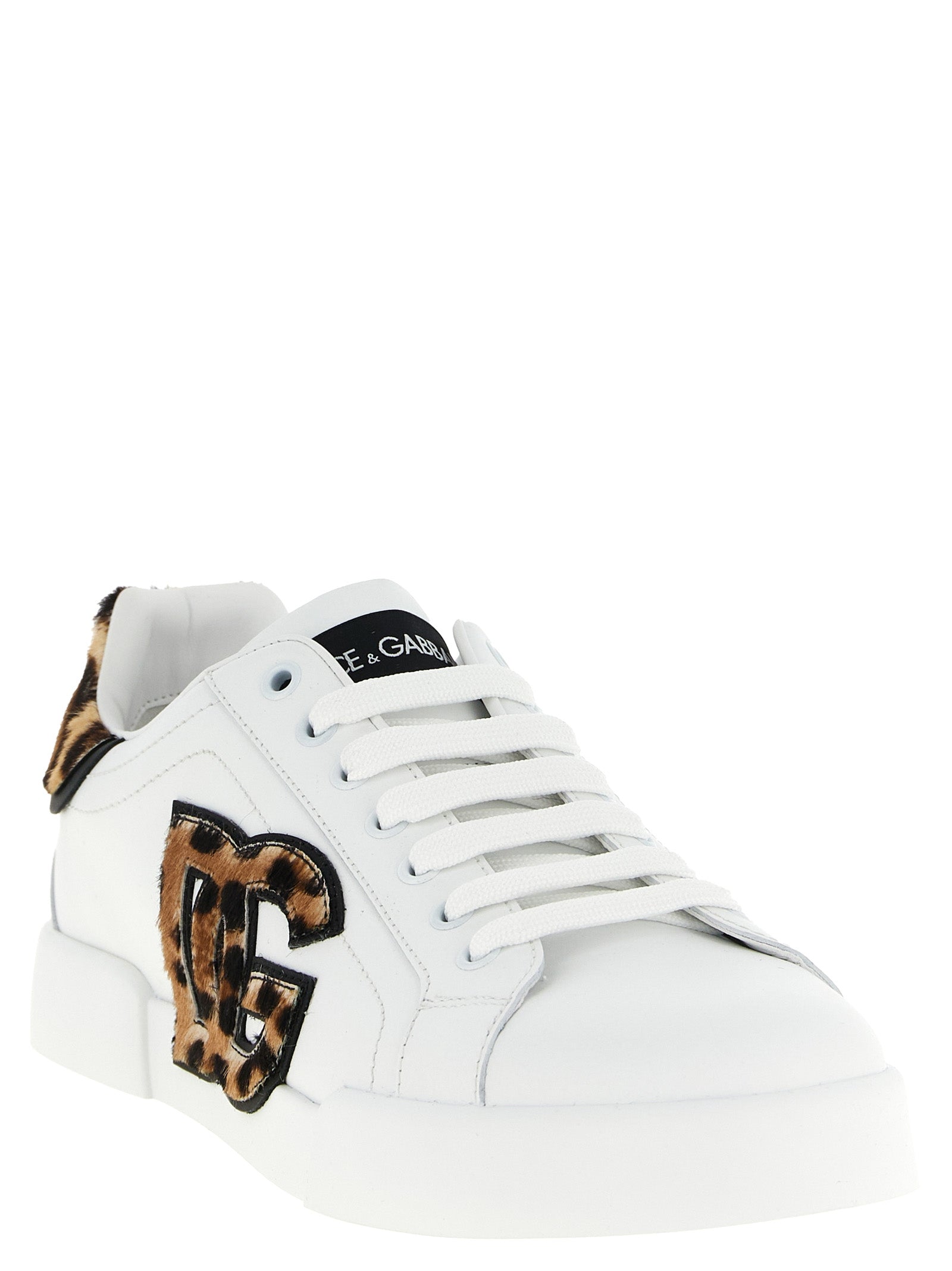 Sneakers by Dolce & Gabbana for women in eva & calfskin leather brown & print features an versatile design from the Pony Women's Low Top EVA & Calfskin Leather Sneakers collection, highlighting a versatile low-top style for a premium, high-fashion look.