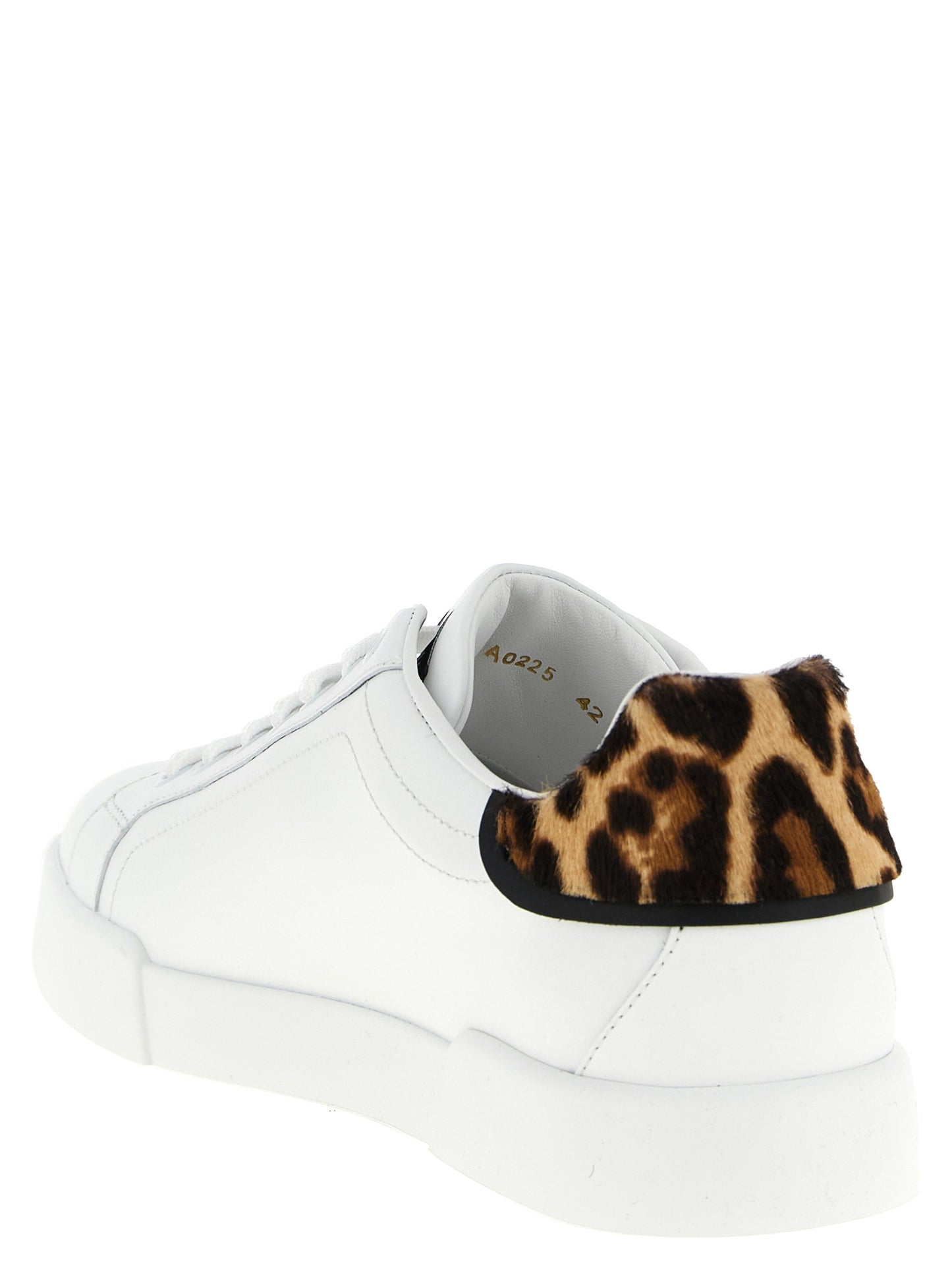 Sneakers by Dolce & Gabbana for women in eva & calfskin leather brown & print presents a on trend silhouette from the Pony Women's Low Top EVA & Calfskin Leather Sneakers collection, showcasing a on trend low-top style for an elevated aesthetic.