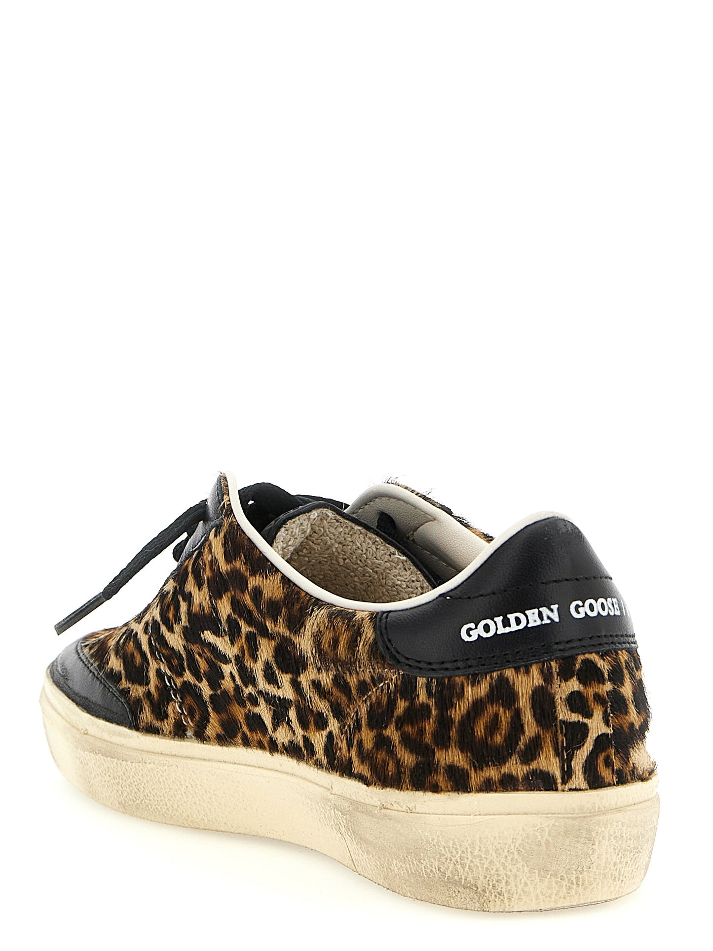 Sneakers by Golden Goose for women in cowhide leather animal, multicolor & print features an fashionable silhouette, showcasing the premium Pony Star Women's Low Top Cowhide Leather Sneakers in a fashionable low-top style that offers a fashionable finish for refined style.