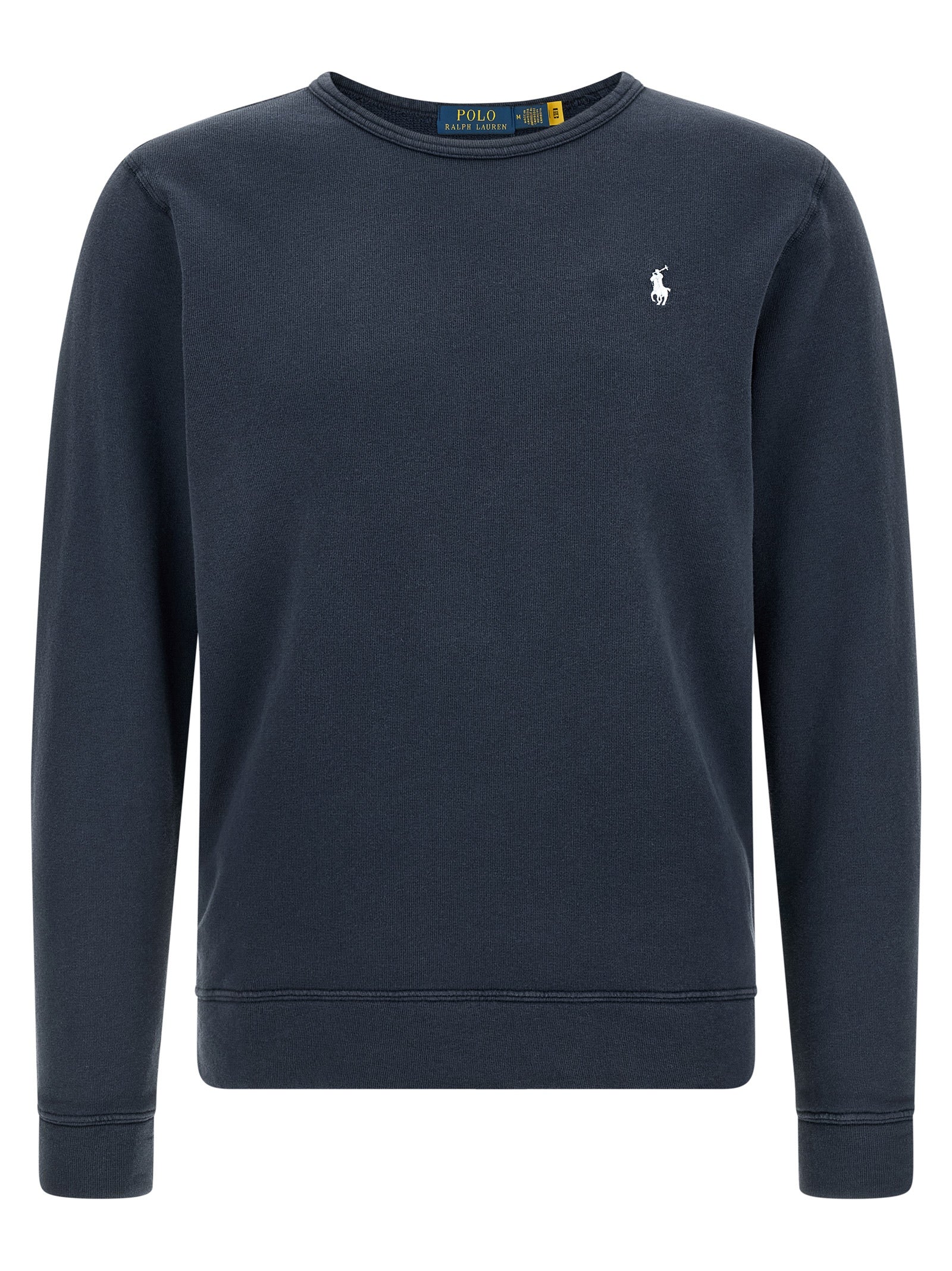 Sweatshirt by Polo Ralph Lauren for men in cotton polyester blue presents a smart casual silhouette, featuring a smart casual crew neckline and for a sophisticated look.