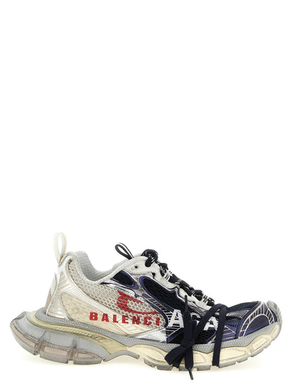 Balenciaga Men's Athletic Polyester Polyurethane & Polyethylene Sneakers - Multicolor Print