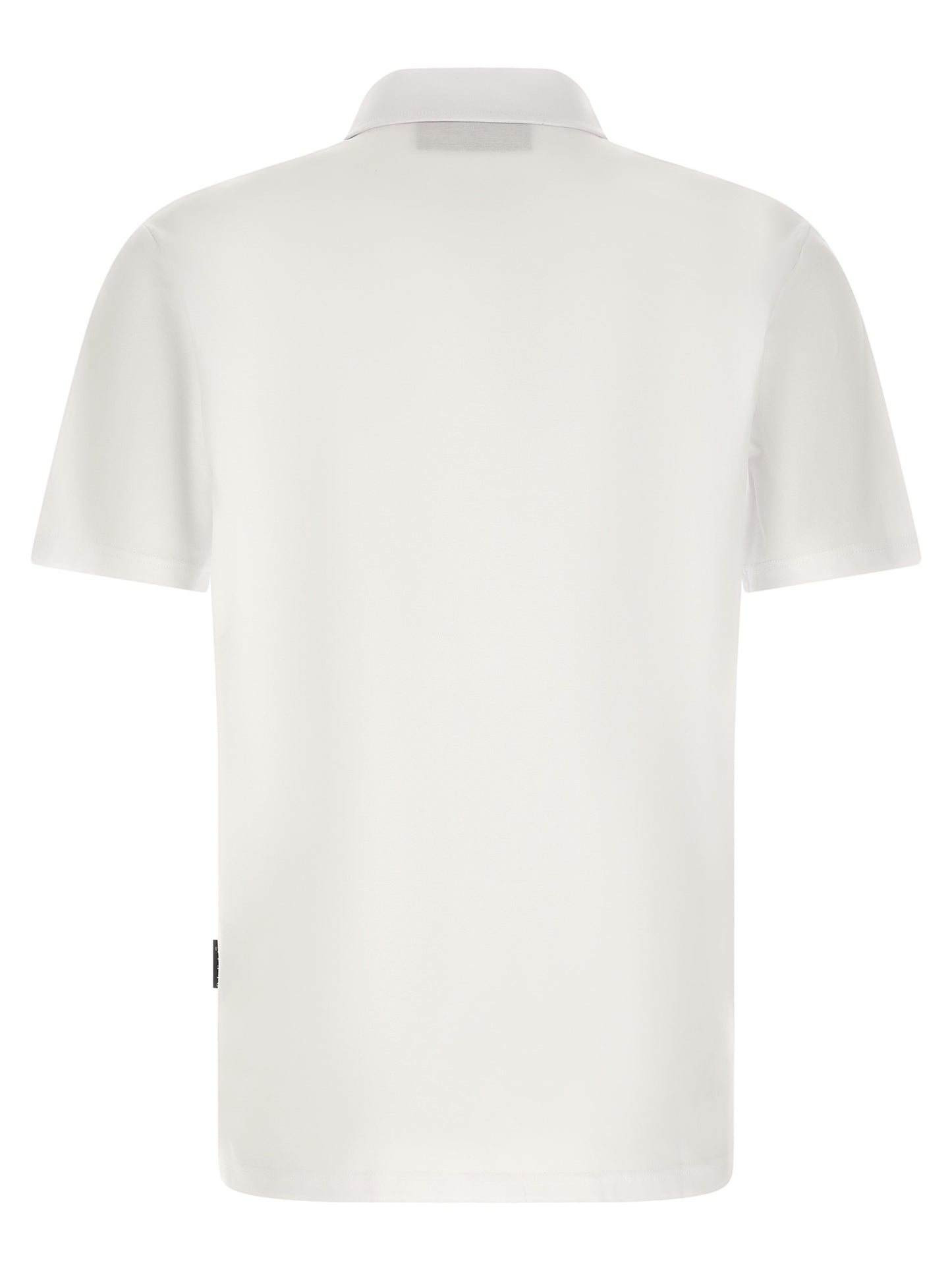 Polo Shirt by Philipp Plein for men in cotton white showcases a enviable silhouette, featuring a refined and for a enviable finish.