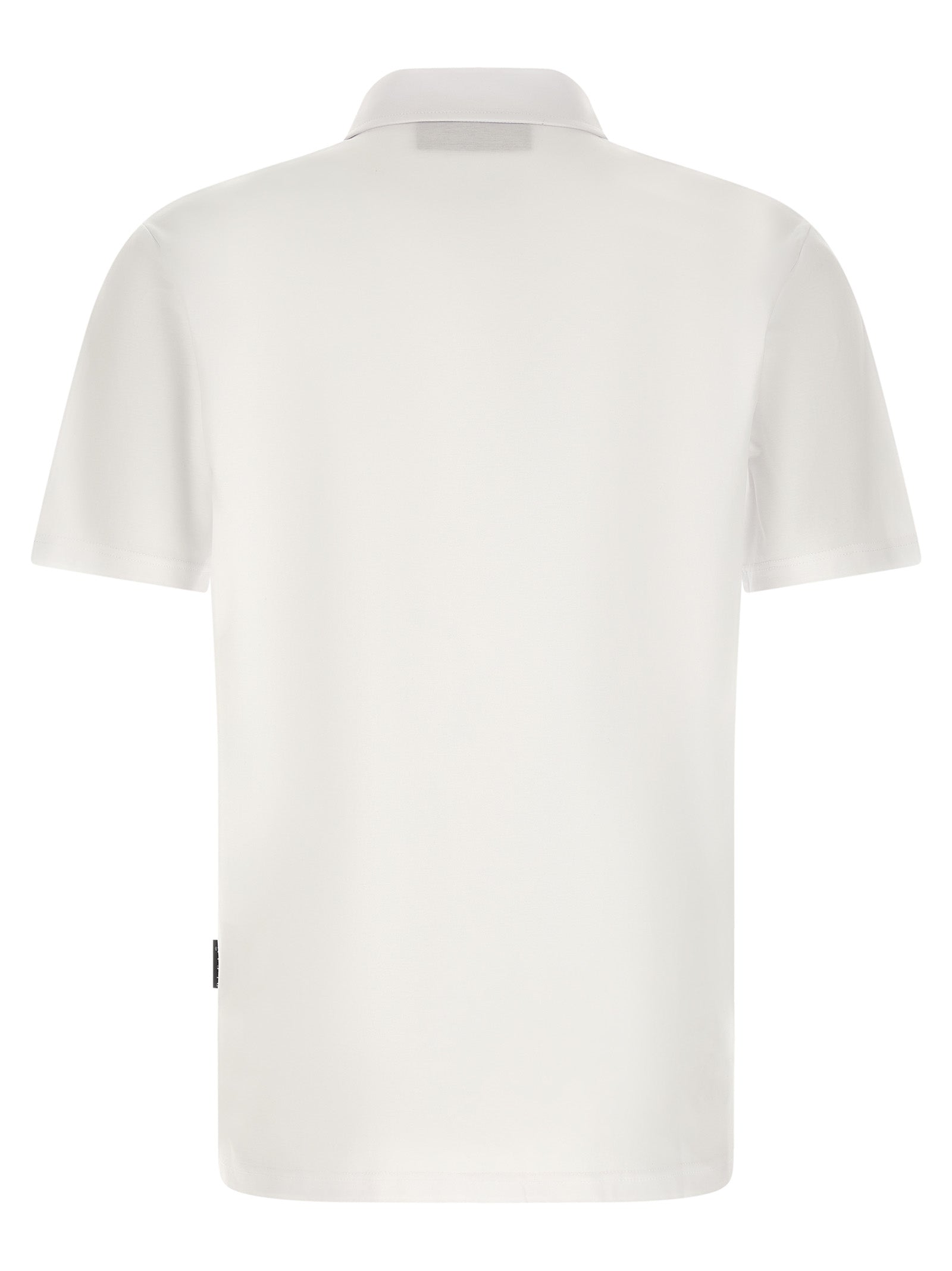 Polo Shirt by Philipp Plein for men in cotton white showcases a enviable silhouette, featuring a refined and for a enviable finish.