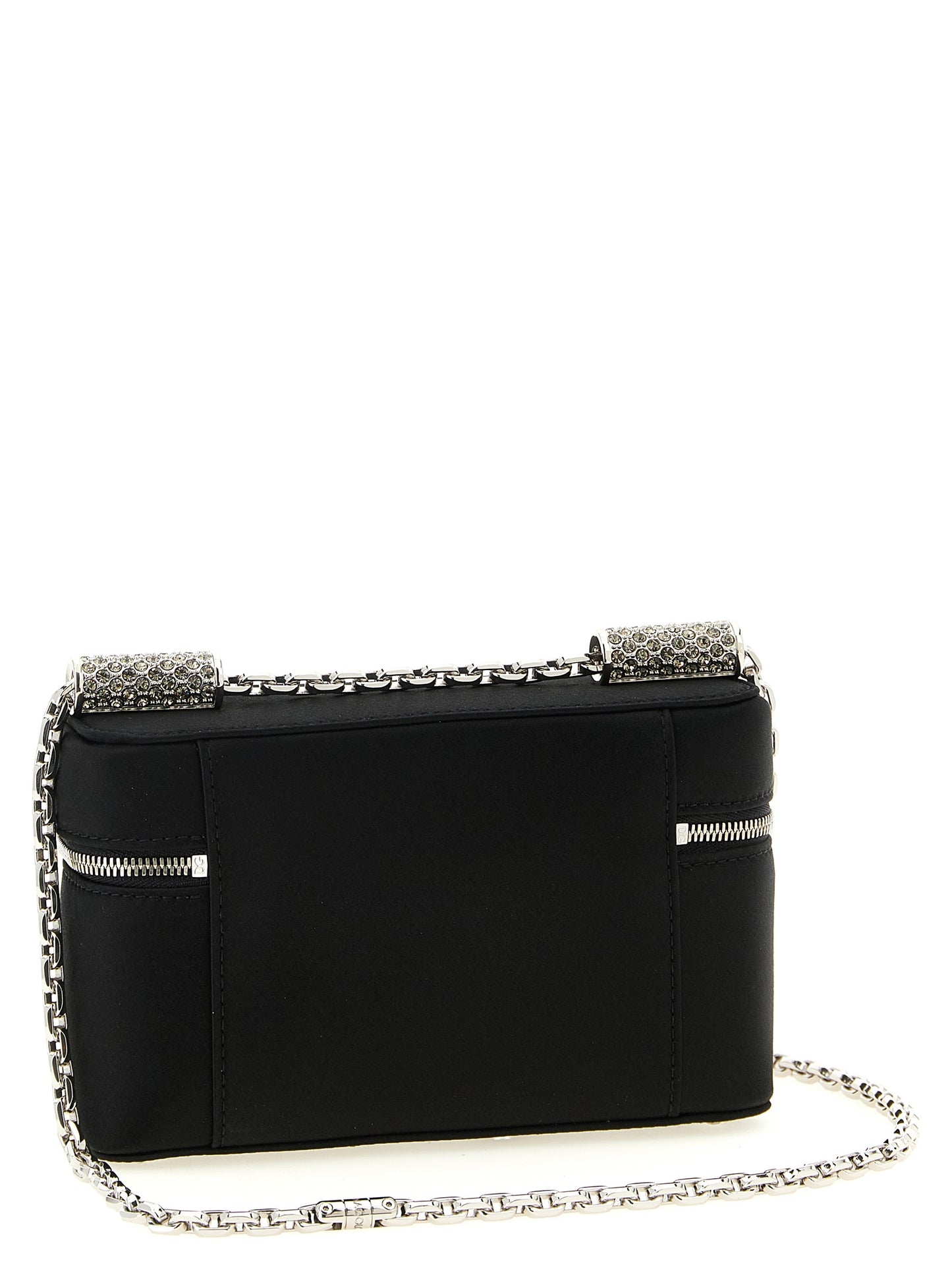 Medium Crossbody Handbag by Dolce & Gabbana for women in polyurethane black features an versatile silhouette, showcasing a secure zipper and versatile with versatile crossbody-strap & shoulder-strap for a versatile finish.