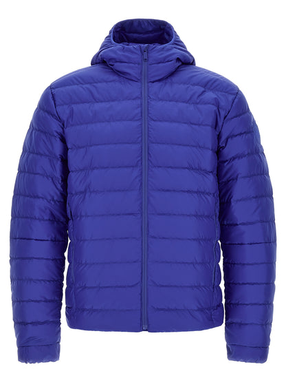 Canada Goose Men's Goose Down Plush Polyamide & Goose-Down Hooded Overcoat - Blue