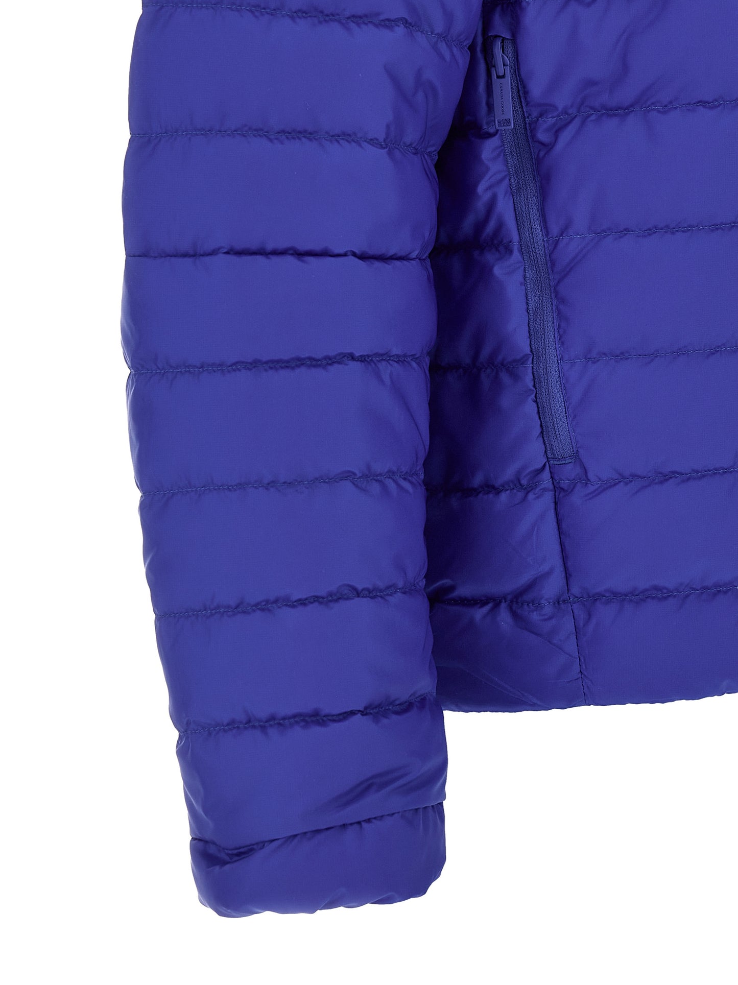 Canada Goose Men's Goose Down Plush Polyamide & Goose-Down Hooded Overcoat - Blue