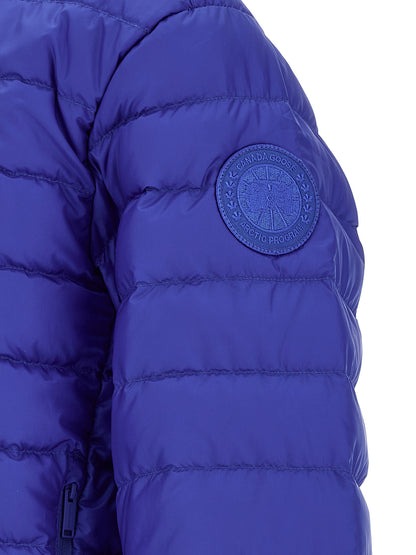 Canada Goose Men's Goose Down Plush Polyamide & Goose-Down Hooded Overcoat - Blue