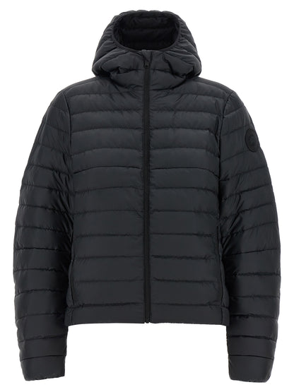 Hooded Puffer Jacket by Canada Goose for women in polyamide black presents a effortlessly chic silhouette, showcasing a sophisticated hooded neckline and premium pockets, hooded & insulated for a truly effortlessly chic finish.