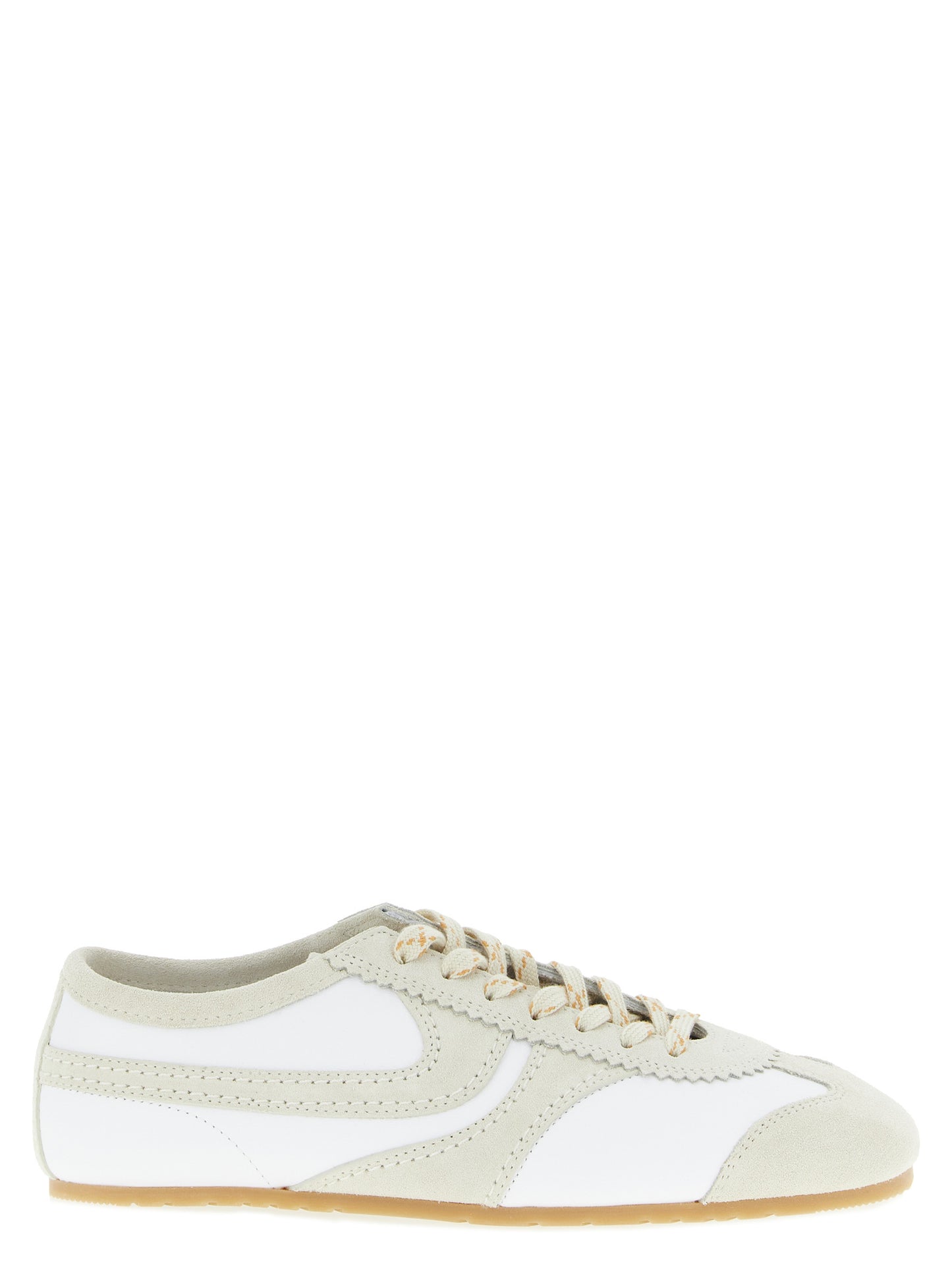 Sneakers by Dries Van Noten for men in suede cowhide leather beige presents a on trend silhouette from the Men's Low Top Suede Cowhide leather Sneakers collection, showcasing a on trend low-top style for an elevated aesthetic.
