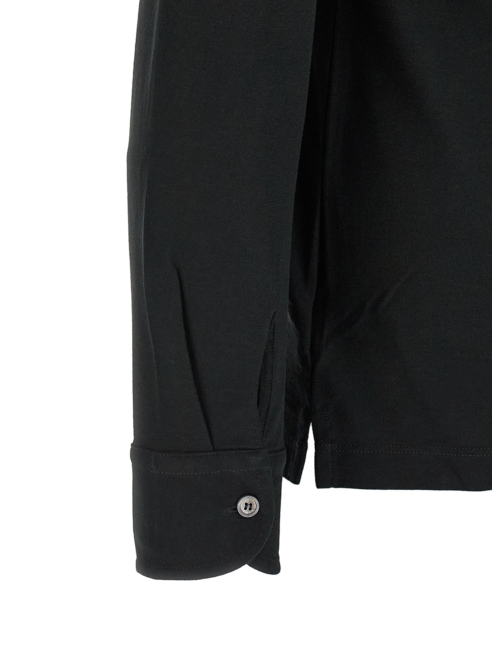 Polo Shirt by ZANONE for men in cotton black features a eye catching silhouette, showcasing a refined and for a eye catching finish.