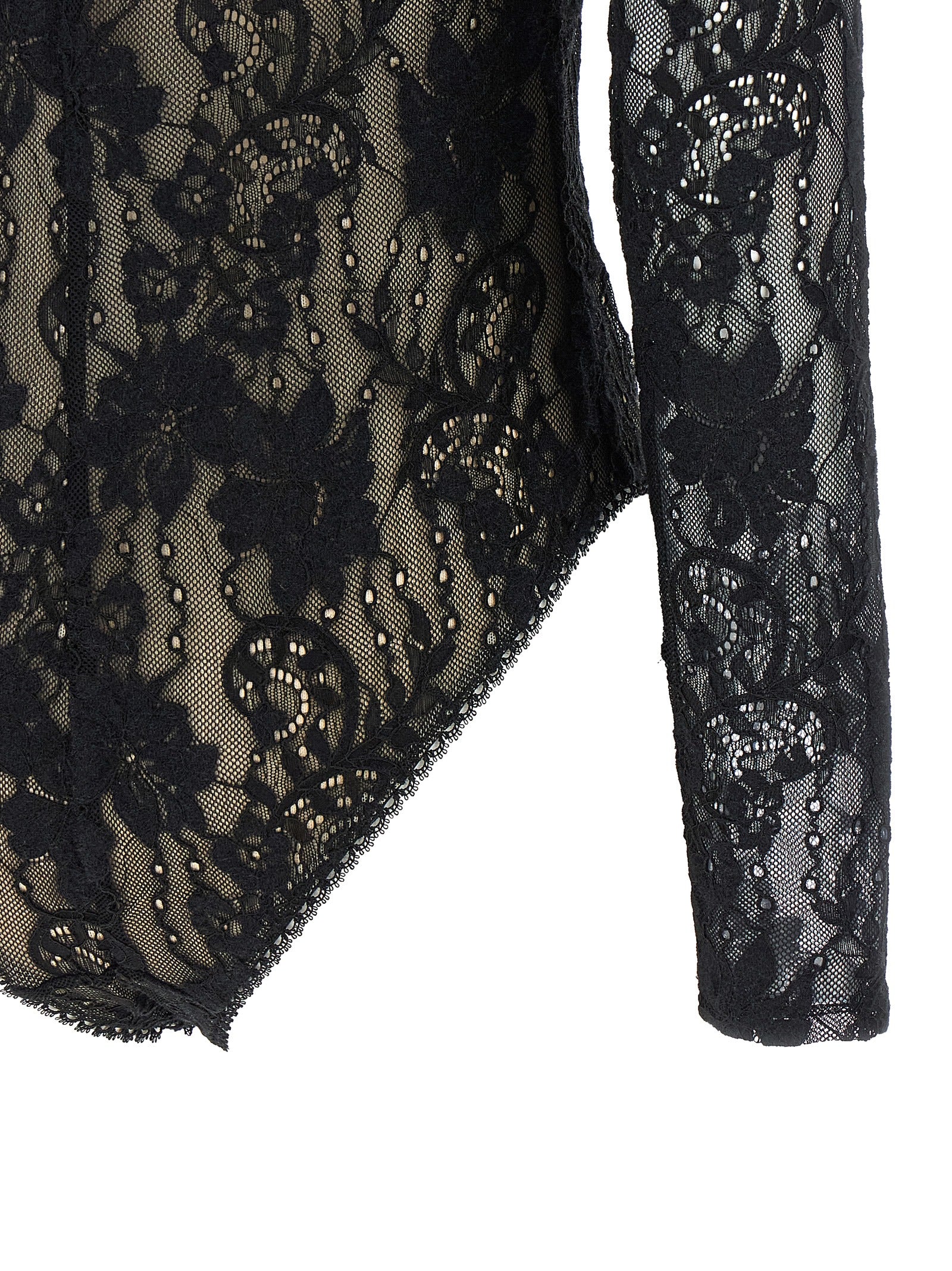 Bodysuit by Zimmermann for women in stretch polyamide black features an amazing silhouette, showcasing a design and amazing for a truly amazing fit.