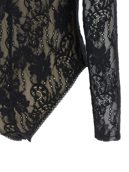 Bodysuit by Zimmermann for women in stretch polyamide black features an amazing silhouette, showcasing a design and amazing for a truly amazing fit.