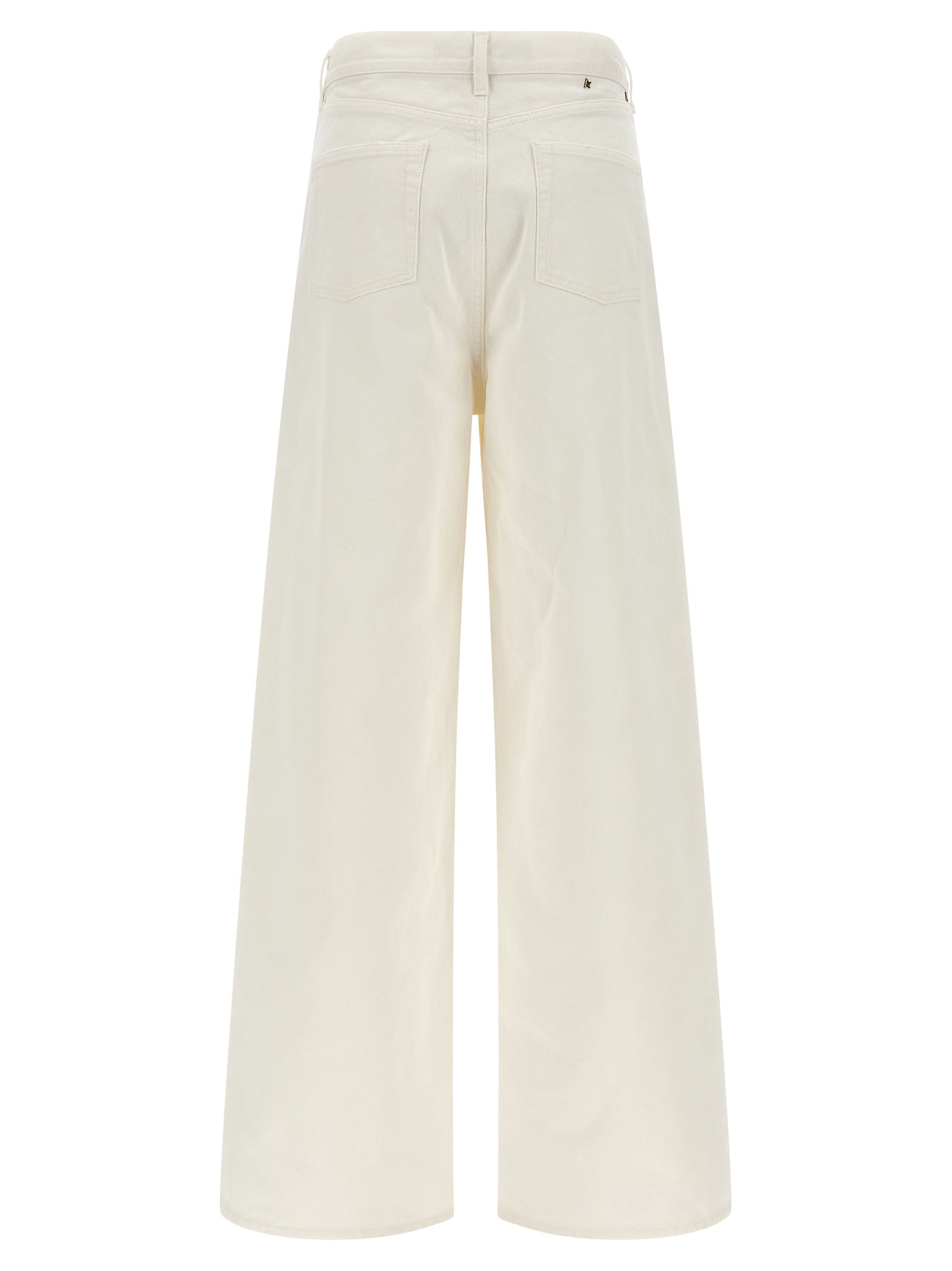 Jeans by Golden Goose for women in denim cotton white features an sartorial straight-leg, relaxed-fit, wide & boyfriend and long with a cut for a sartorial finish.