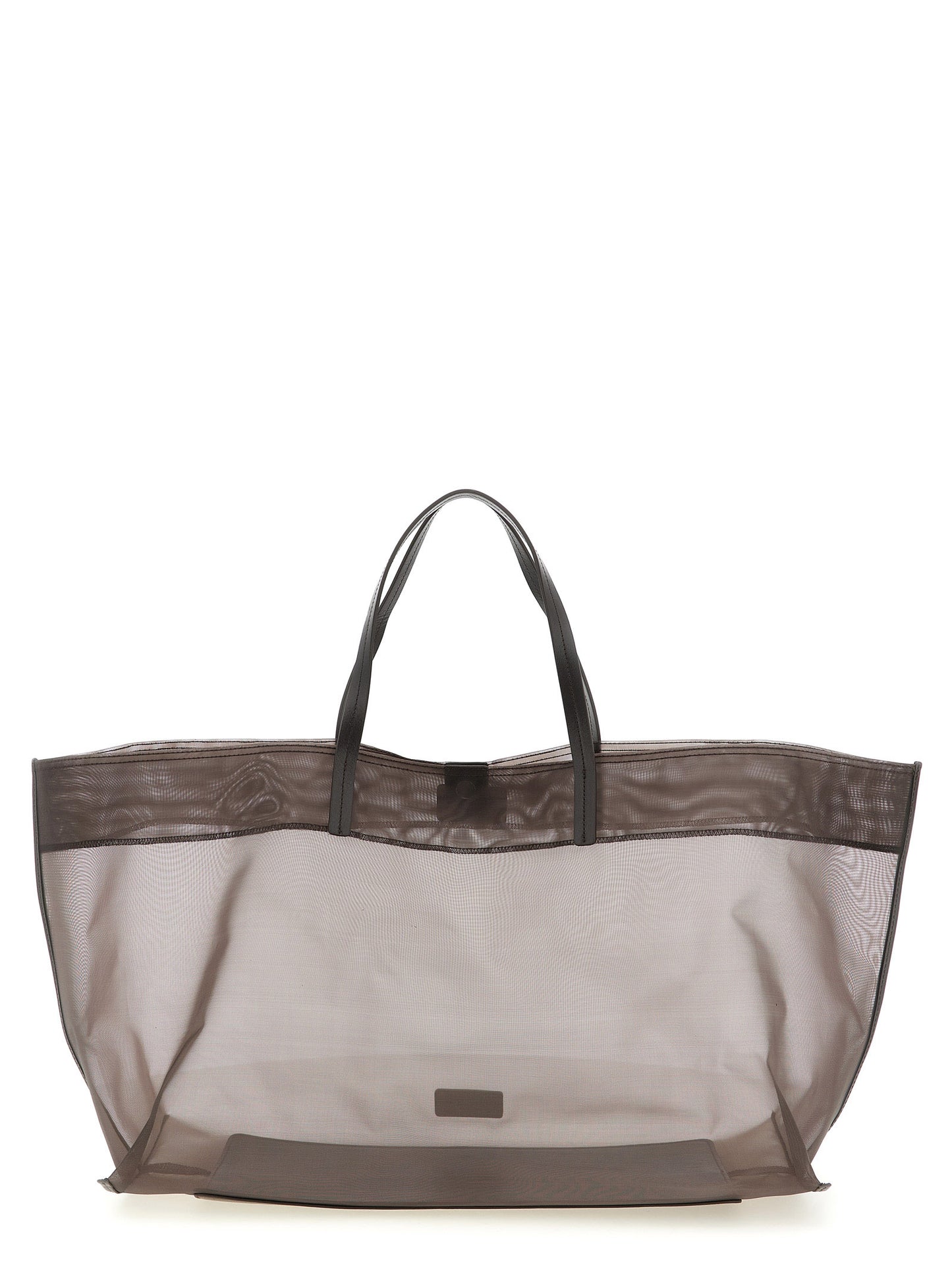 Large Shopper Tote Clutch Bag by Staud for women in leather brown & transparent features a jet-set Christos Leather Large Shopper Tote Clutch Bag design, complete with a secure magnetic, ample , and versatile handle for a jet-set look.
