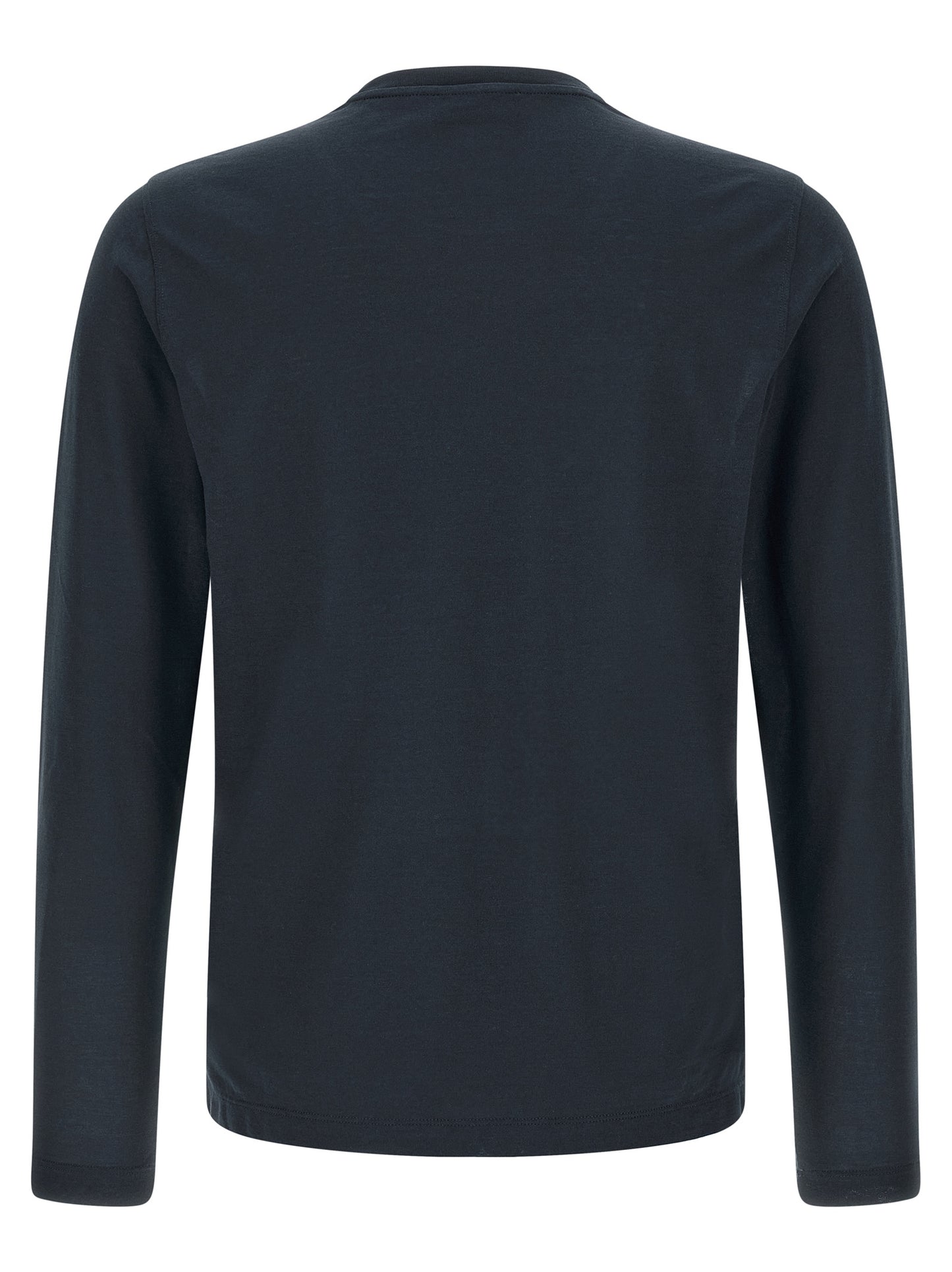 T-Shirt by ZANONE for men in cotton blue features an edgy silhouette, meticulously detailed with a sophisticated and crew neckline for a truly edgy finish.