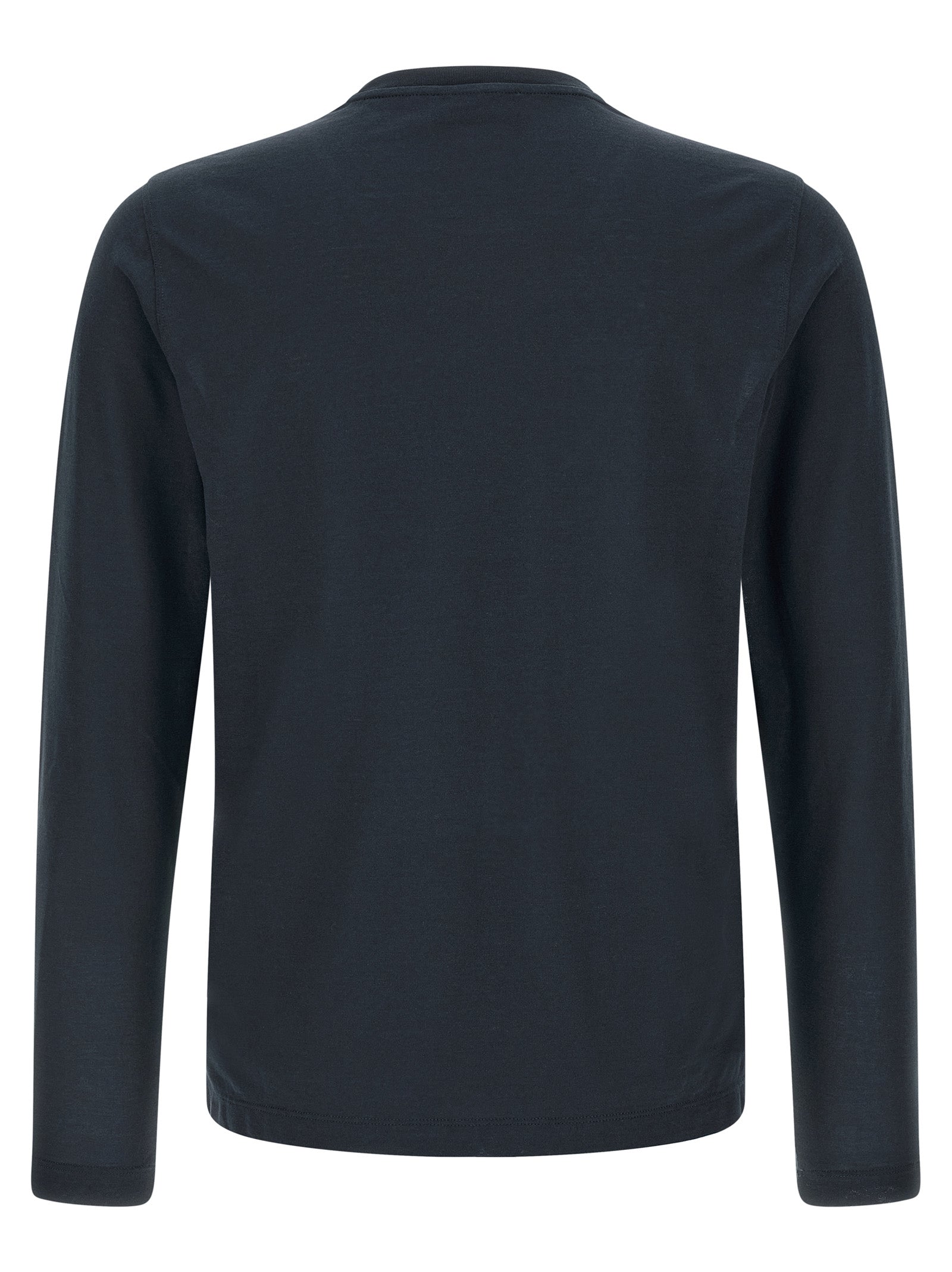 T-Shirt by ZANONE for men in cotton blue features an edgy silhouette, meticulously detailed with a sophisticated and crew neckline for a truly edgy finish.