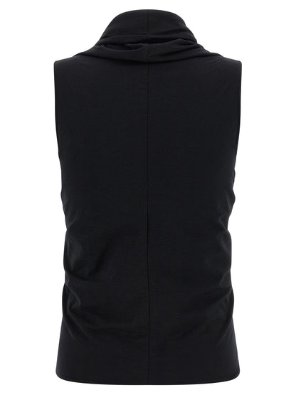 Tank Top by Rick Owens for women in stretch cotton & nylon black features an bespeak silhouette, showcasing an bespeak and bespeak for a truly sophisticated look.