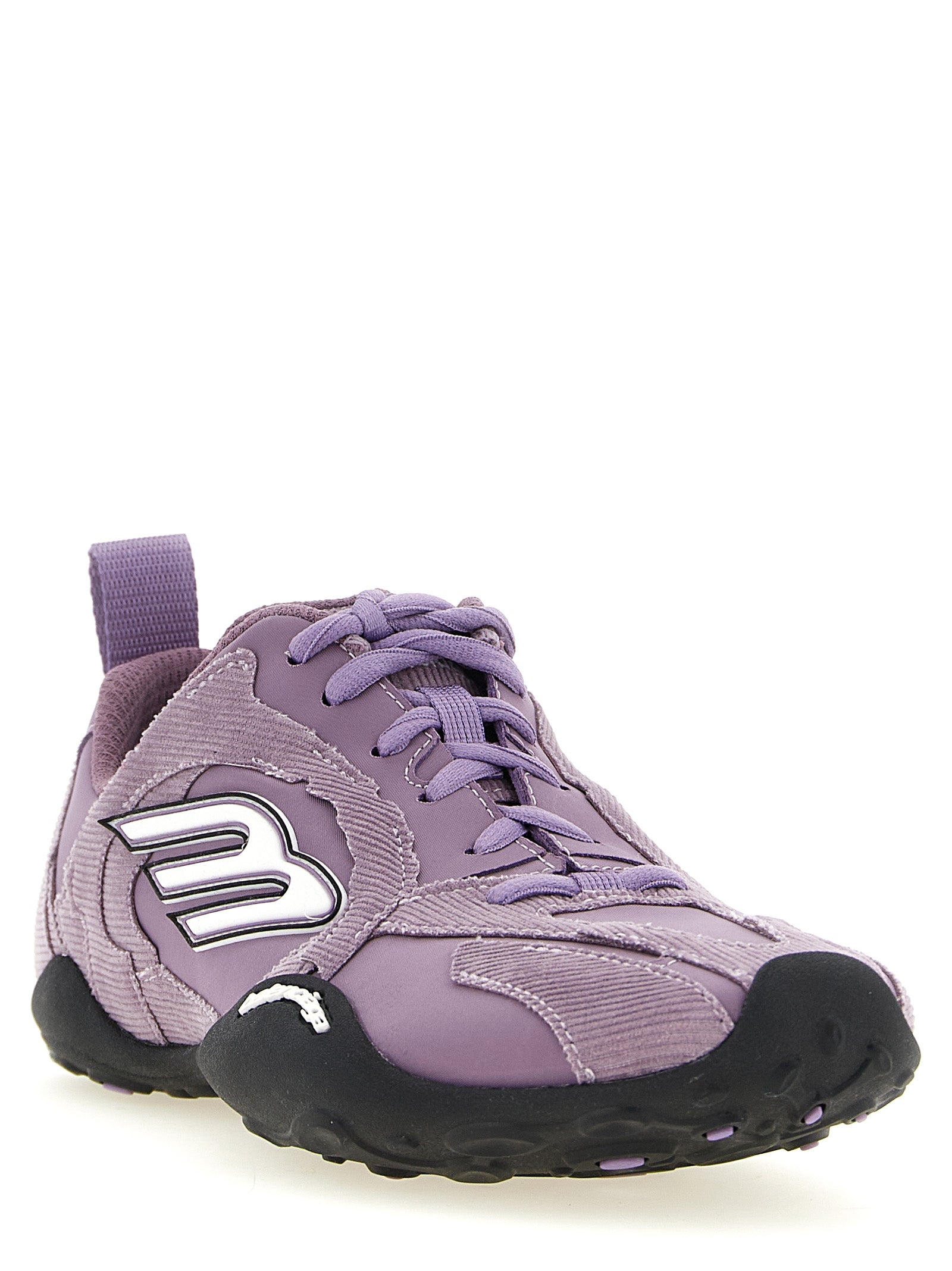 Athletic Sneakers by Balenciaga for women in polyester & cotton purple & patterned features an exquisite silhouette, showcasing the premium athletic style of the Women's Athletic Polyester & Cotton Sneakers with an exquisite finish.