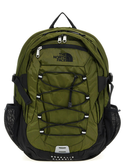 Backpack by The North Face for unisex in nylon & mesh bicolour & green presents a versatile Borealis Classic Nylon & Mesh Backpack design, showcasing a secure with ample laptop-compartment and versatile backpack-strap & adjustable-strap for a versatile finish.