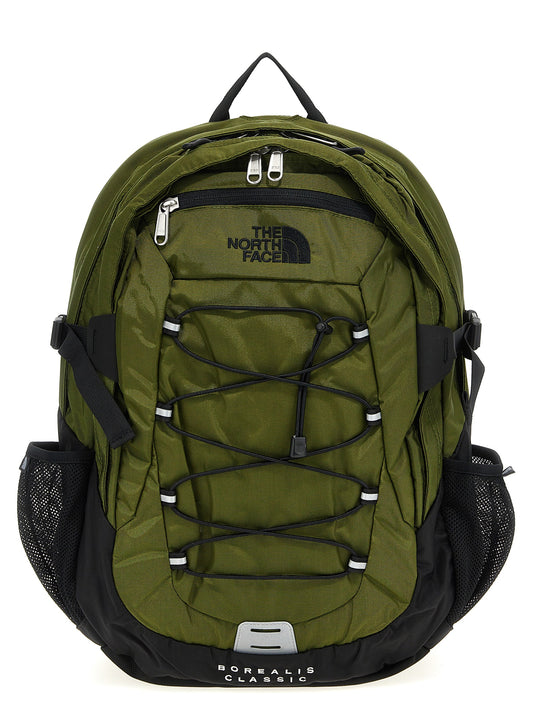 Backpack by The North Face for unisex in nylon & mesh bicolour & green presents a versatile Borealis Classic Nylon & Mesh Backpack design, showcasing a secure with ample laptop-compartment and versatile backpack-strap & adjustable-strap for a versatile finish.