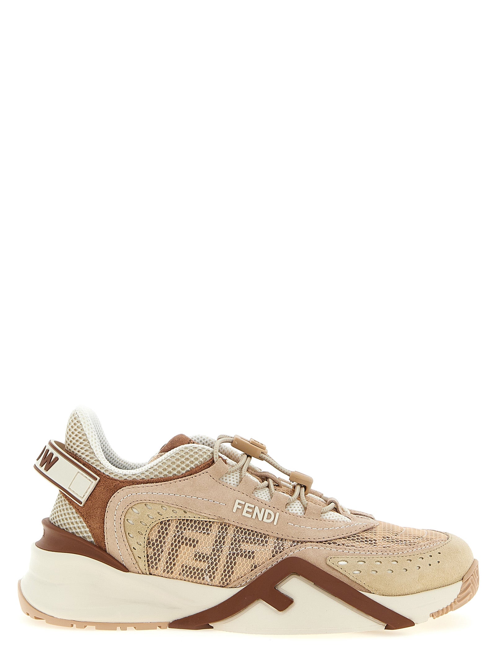 Athletic Sneakers Fendi women polyamide polyester suede leather multicolor & pink featuring a avant-garde Flow Women's Athletic Polyamide Polyester Suede Leather Sneakers design with a avant-garde athletic style for a refined finish.