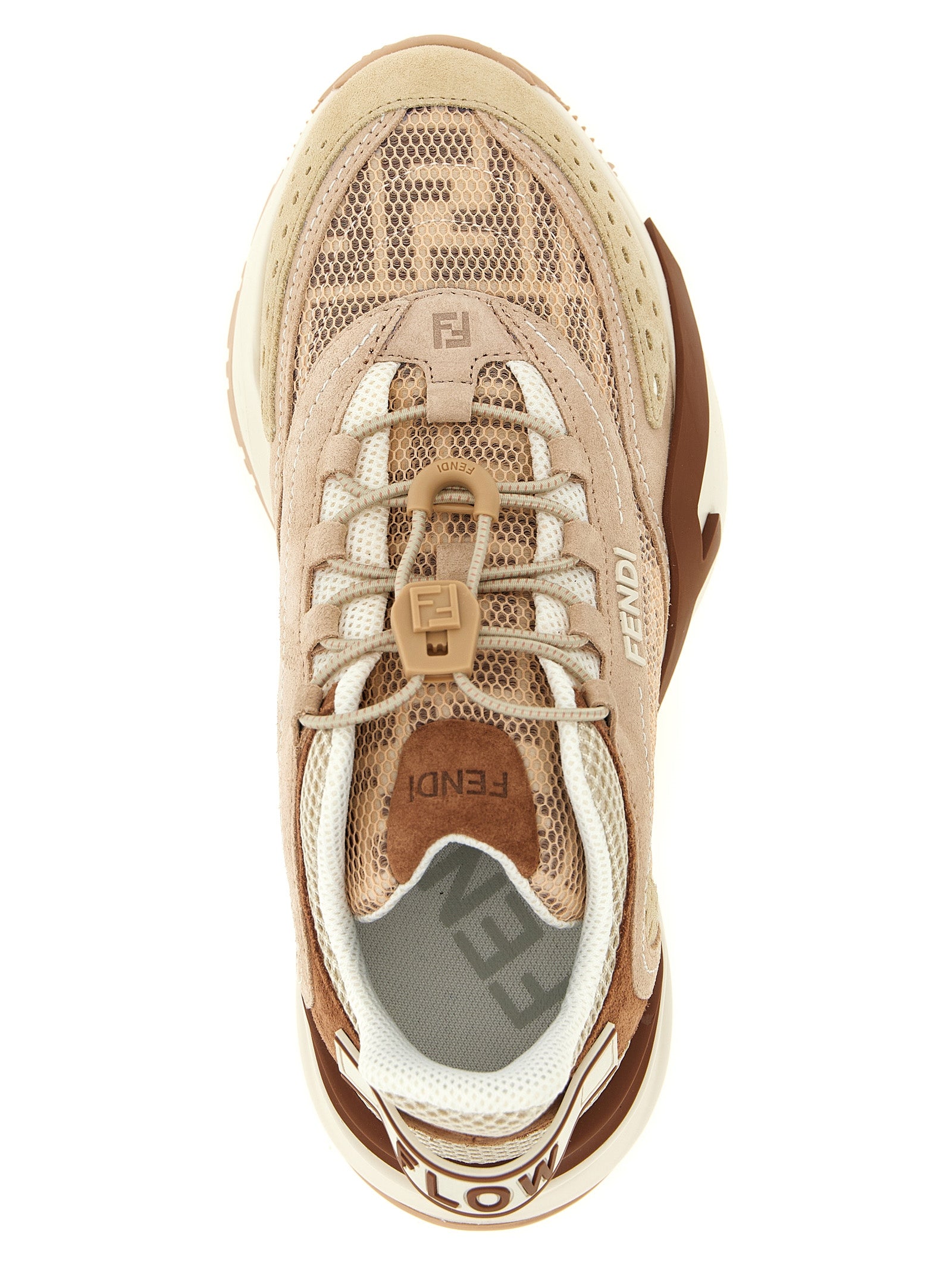 Athletic Sneakers Fendi women polyamide polyester suede leather multicolor & pink featuring a avant-garde Flow Women's Athletic Polyamide Polyester Suede Leather Sneakers design with a avant-garde athletic style for a refined finish.