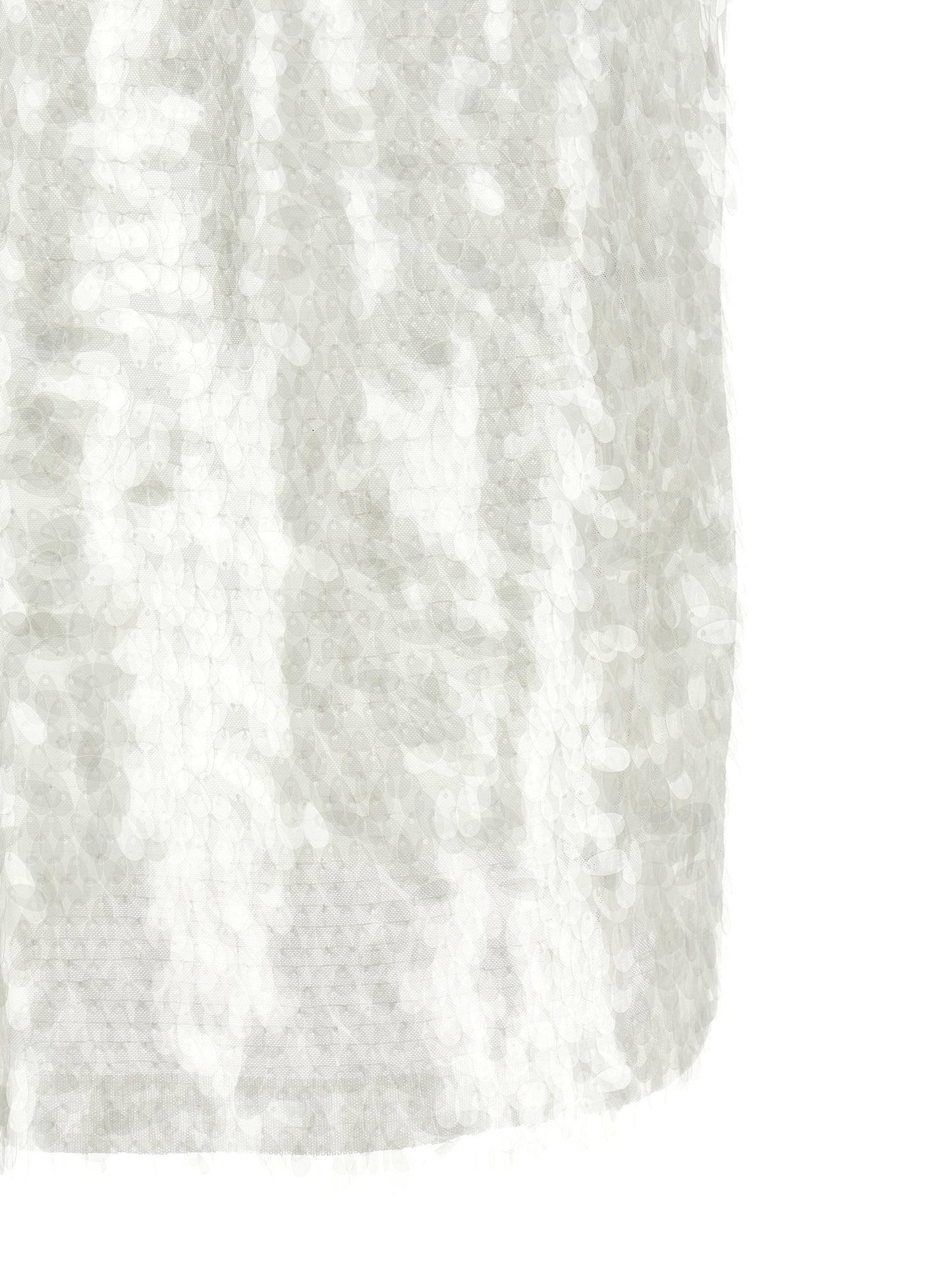 Tank Top by Norma Kamali for women in polyamide & sequins white showcases a perennial silhouette, artfully detailed with a design and a perennial .