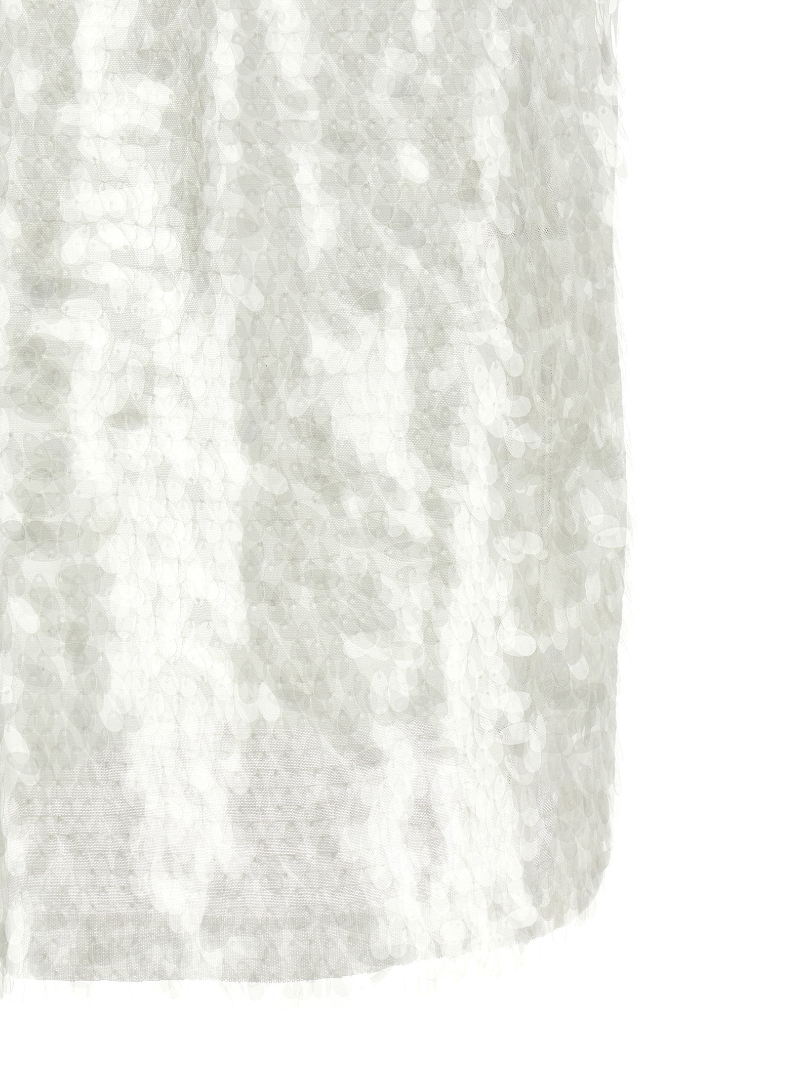 Tank Top by Norma Kamali for women in polyamide & sequins white showcases a perennial silhouette, artfully detailed with a design and a perennial .
