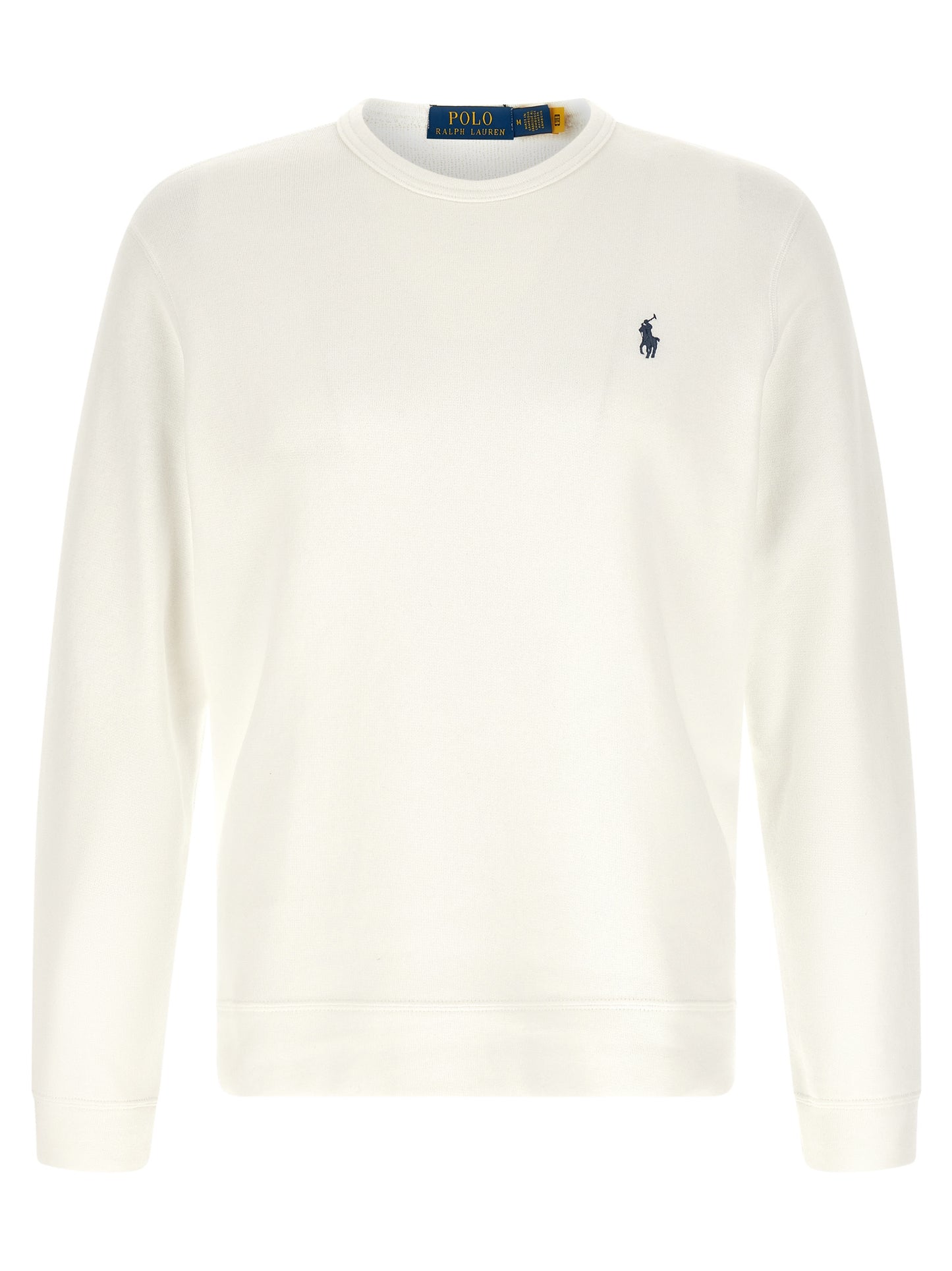 Sweatshirt by Polo Ralph Lauren for men in cotton polyester white features an exquisite silhouette, showcasing and crew neckline details for a exquisite look.
