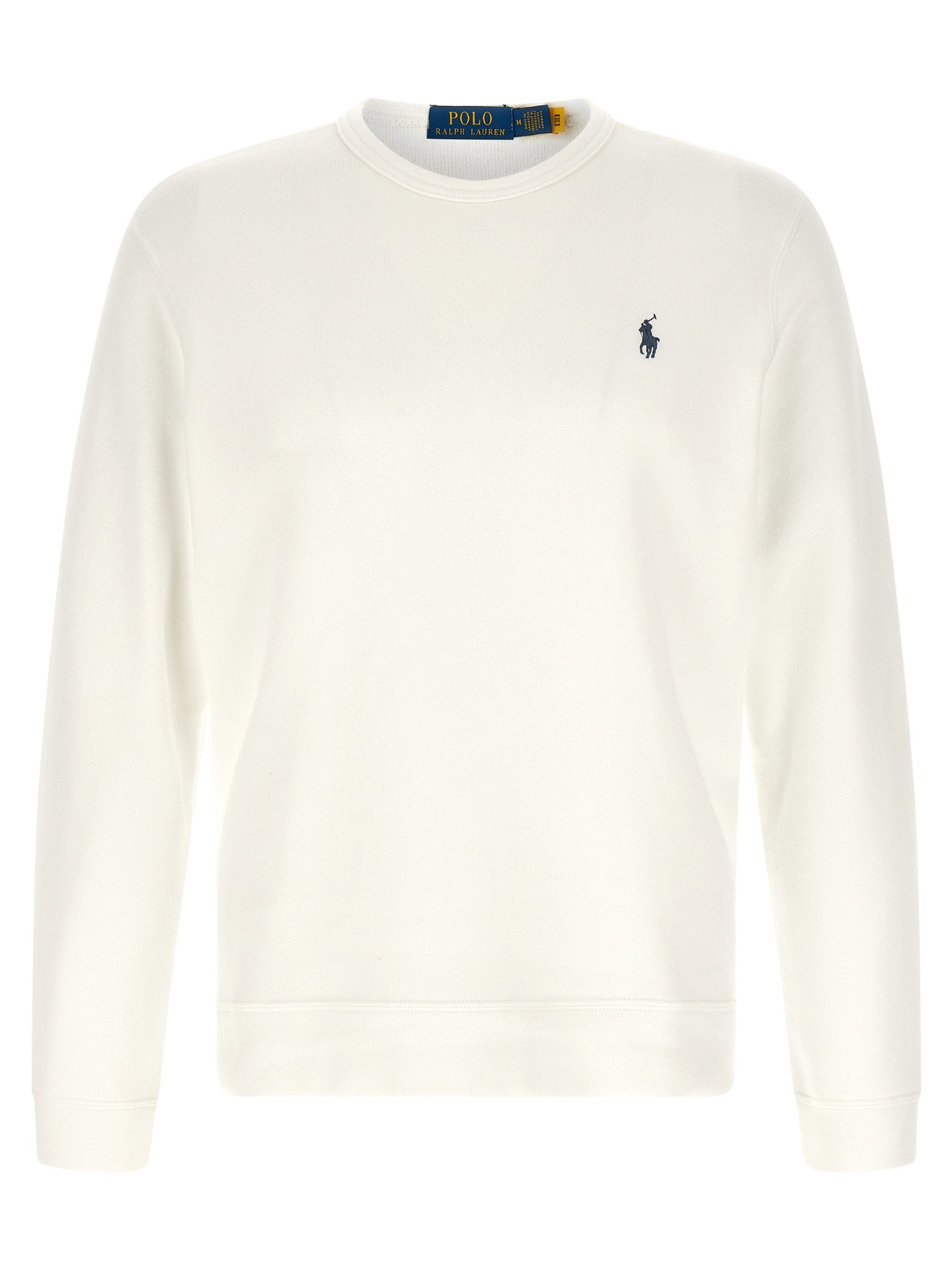 Sweatshirt by Polo Ralph Lauren for men in cotton polyester white features an exquisite silhouette, showcasing and crew neckline details for a exquisite look.