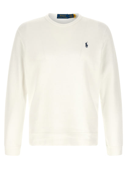 Sweatshirt by Polo Ralph Lauren for men in cotton polyester white features an exquisite silhouette, showcasing and crew neckline details for a exquisite look.