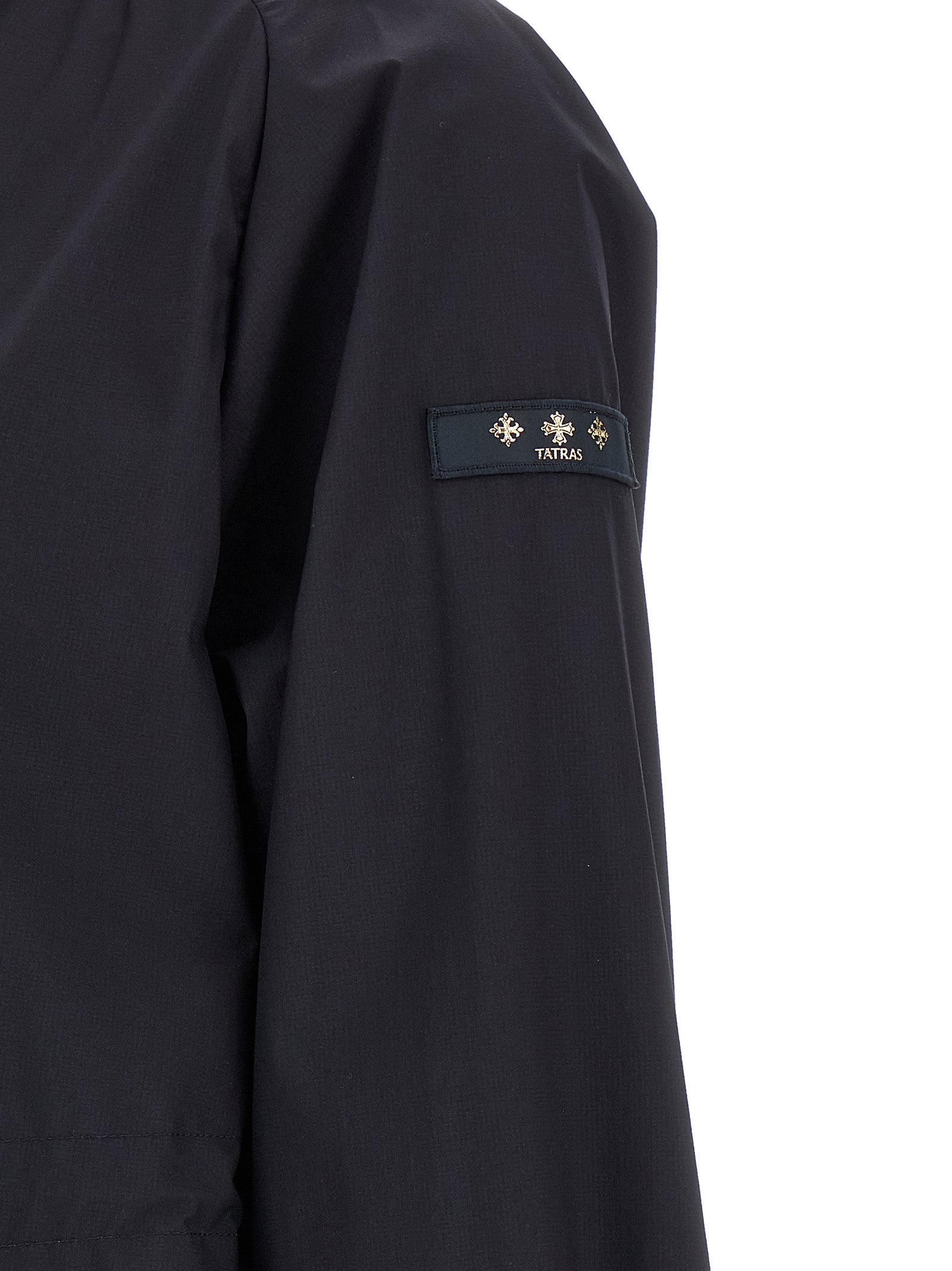 Windbreaker Jacket by Tatras for women in nylon fabric blue features an enduring silhouette, showcasing technical lightweight & windproof and a sophisticated for a truly enduring aesthetic.
