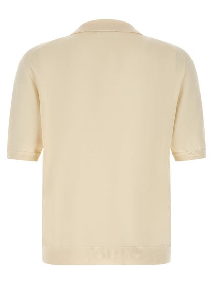 Polo Shirt by ZANONE for men in cotton beige presents a sleek silhouette, featuring a refined and for a sleek finish.