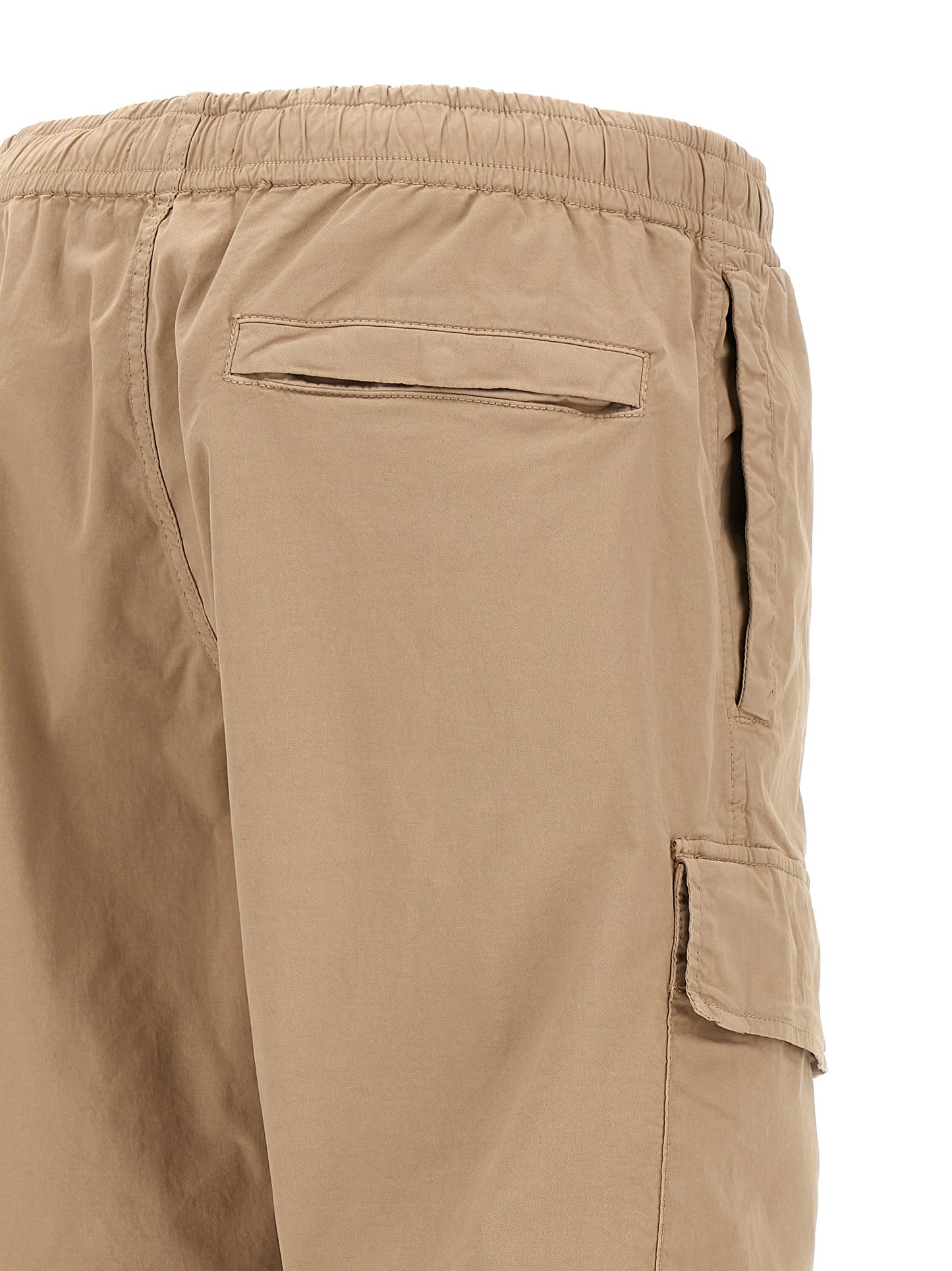 Cargo Pants by Stone Island for men in stretch organic cotton twill beige & signature presents a on trend silhouette, artfully finished with a on trend , long, and for a sophisticated look.