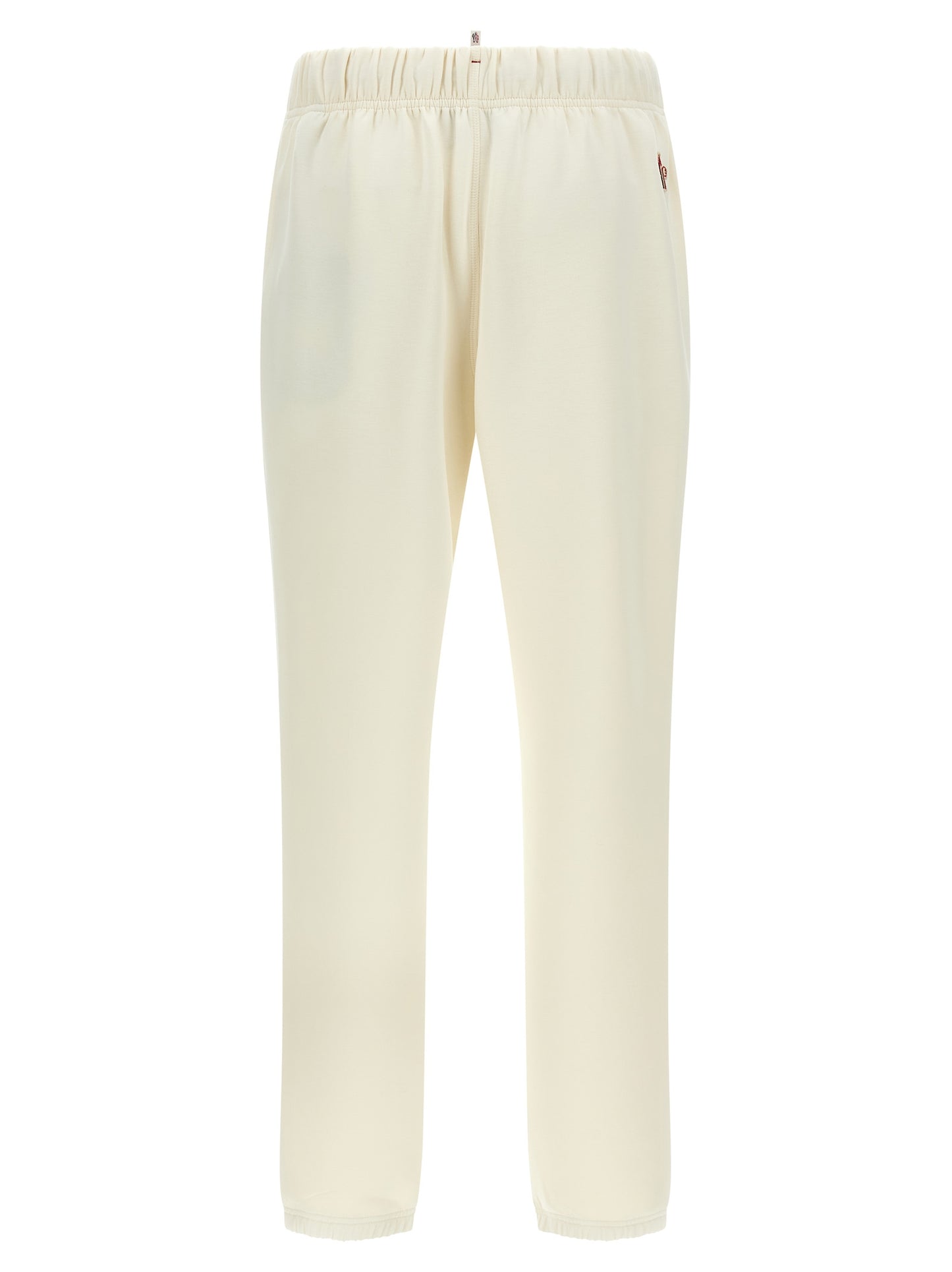 Joggers by Moncler Grenoble for women in stretch viscose polyester white & print presents a refined pantology silhouette, artfully defined by a refined pantology , long, and a sophisticated .