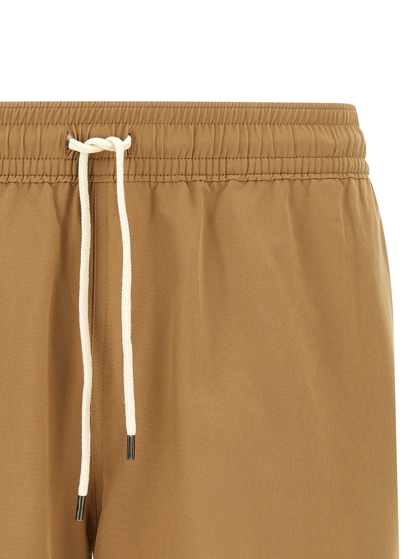 Short Trousers by Polo Ralph Lauren for men in stretch polyester mesh beige features an sartorial design, highlighting a sophisticated with a short cut and a refined for a truly sartorial look.
