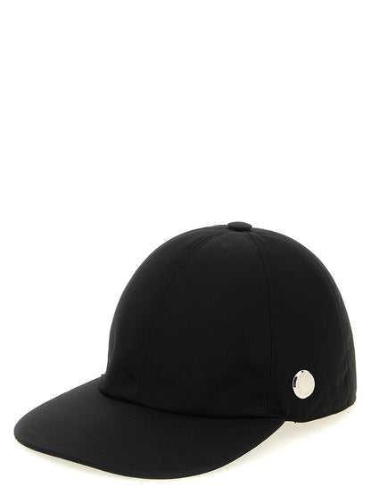 Baseball Cap by Stella McCartney for women in nylon & cotton black presents a tailored silhouette, perfectly capturing the essence of Nylon & Cotton Baseball Cap with its tailored finish and superior craftsmanship.