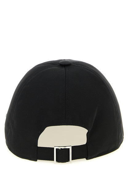 Baseball Cap by Stella McCartney for women in nylon & cotton black presents a statuesque silhouette, artfully capturing the essence of the statuesque Nylon & Cotton Baseball Cap design for a sophisticated look.