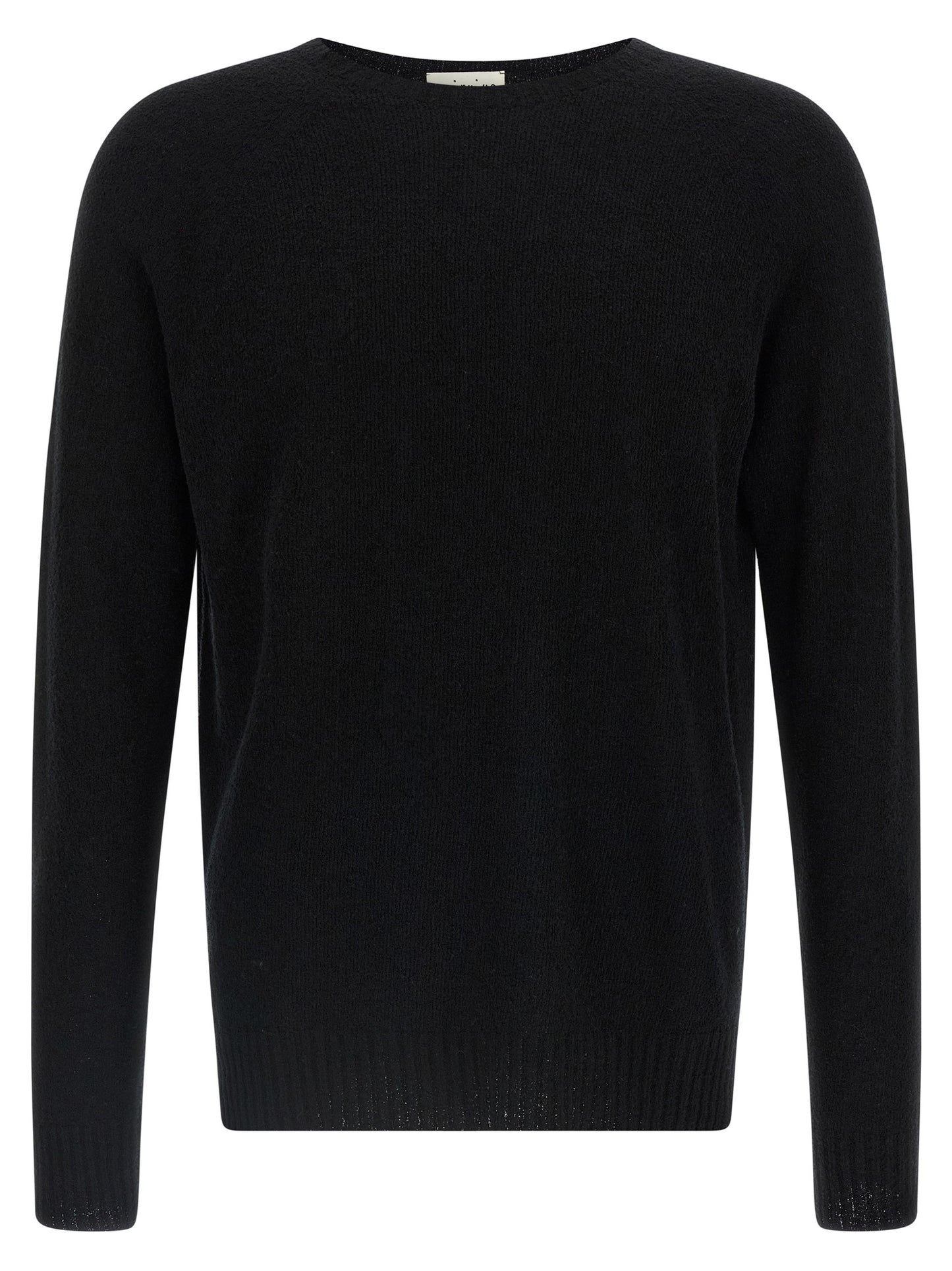 Cardigan by MA'RY'YA for men in polyamide modacrylic & cotton black features an impeccable silhouette, showcasing a sophisticated boat neckline and detail for a truly impeccable finish.
